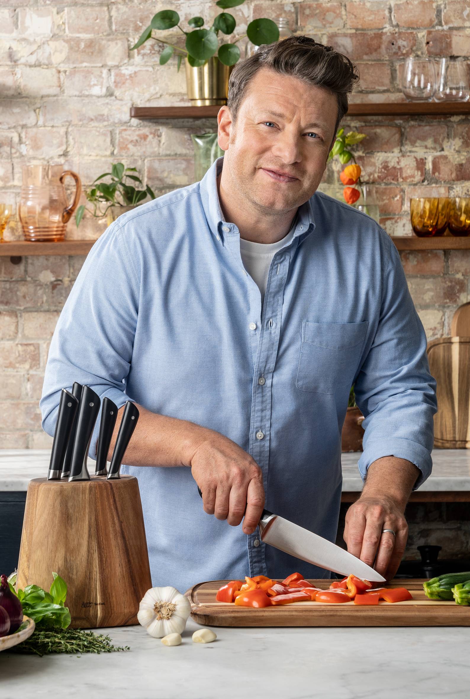 Akácfa vágódeszka Tefal Jamie Oliver K2680955 37,4x25,1 cm