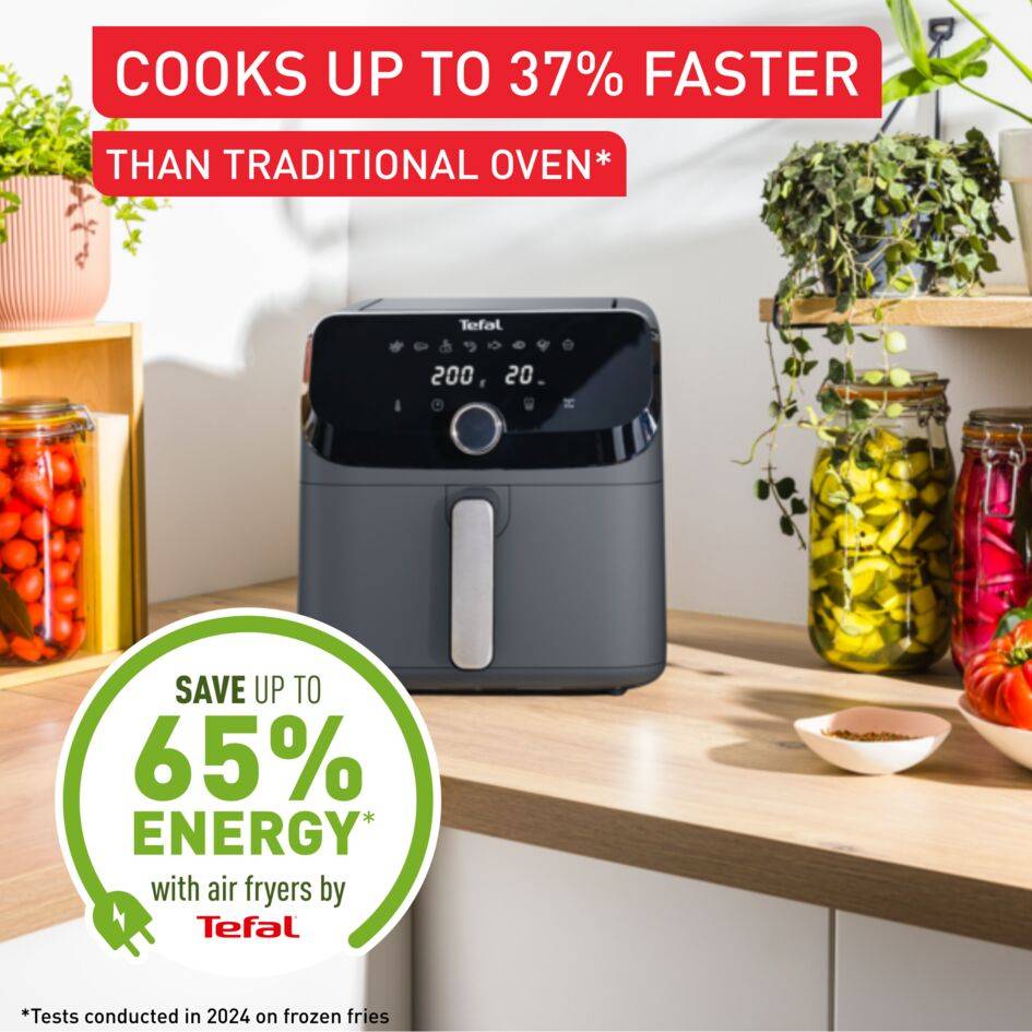 Forrólevegős fritőz Tefal Easy Fry Mega EY855BE0 Sötét szürke
