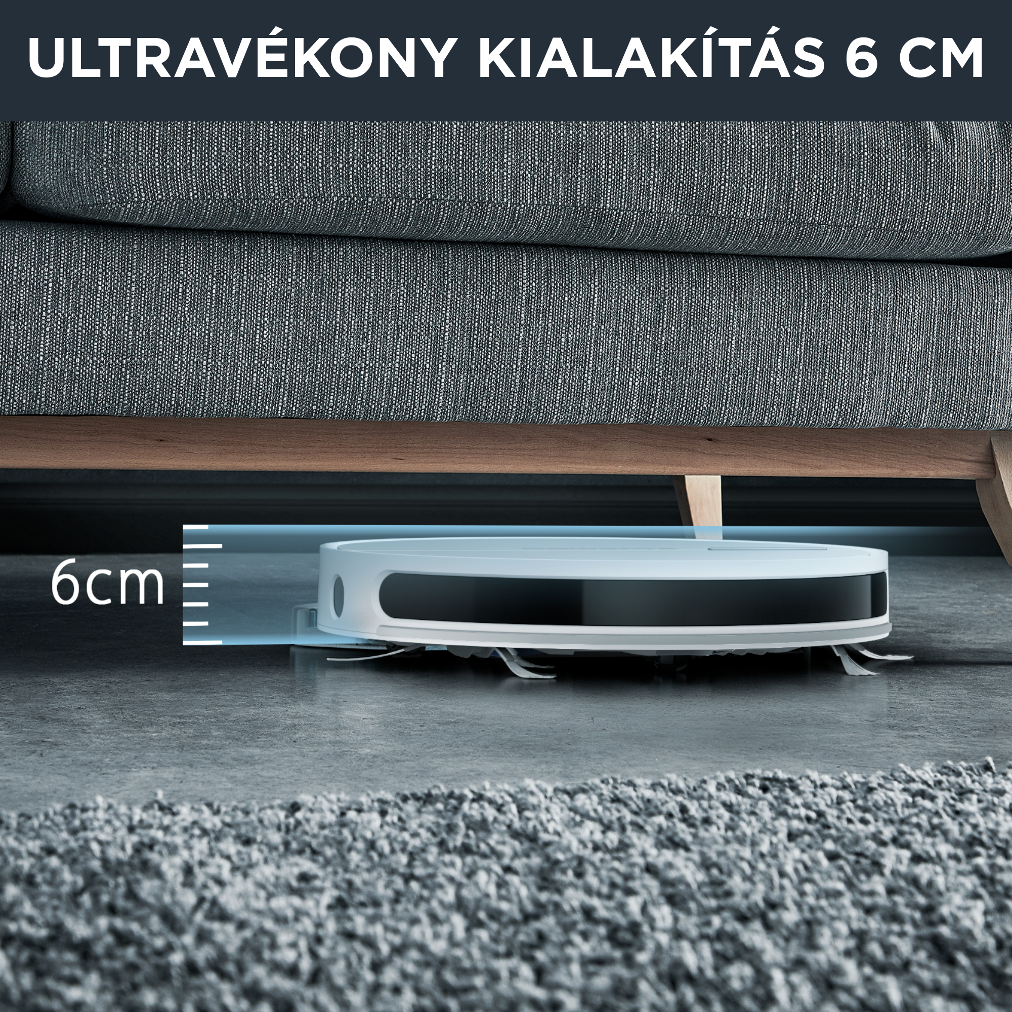 Robotporszívó Rowenta X-PLORER S60 Allergy 4in1 6cm RR7447WH