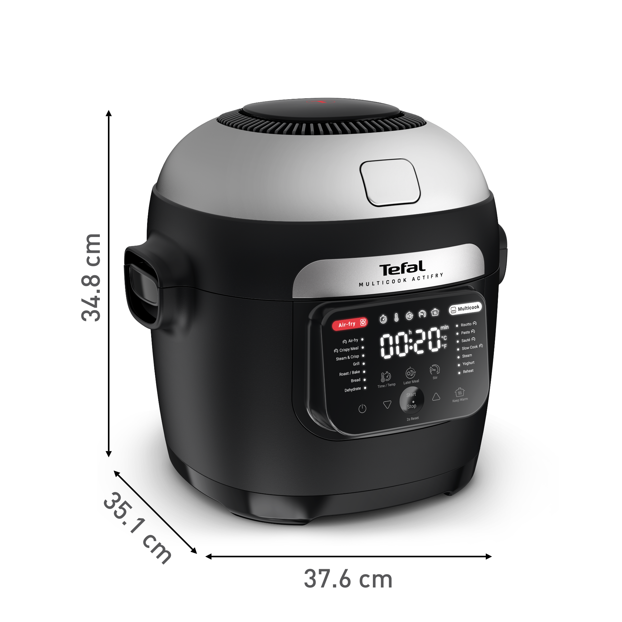 MY741CF0 Multicook Actifry multifunkciós főzőedény és forrólevegős sütő Tefal