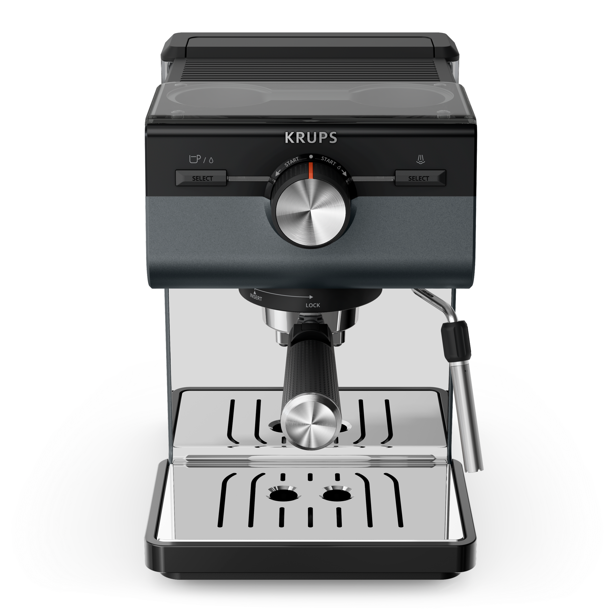 Karos kávéfőző KRUPS Authentic+ XP384G10 sötétszürke