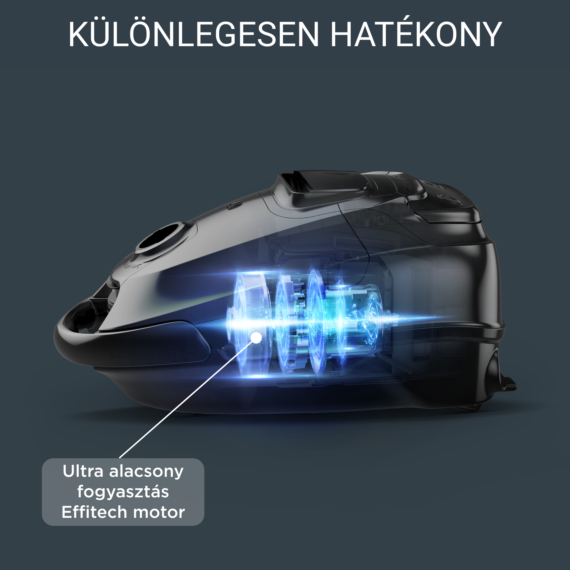 Porzsákos porszívó SILENCE FORCE ALLERGY+ 57 dB RO7487EA