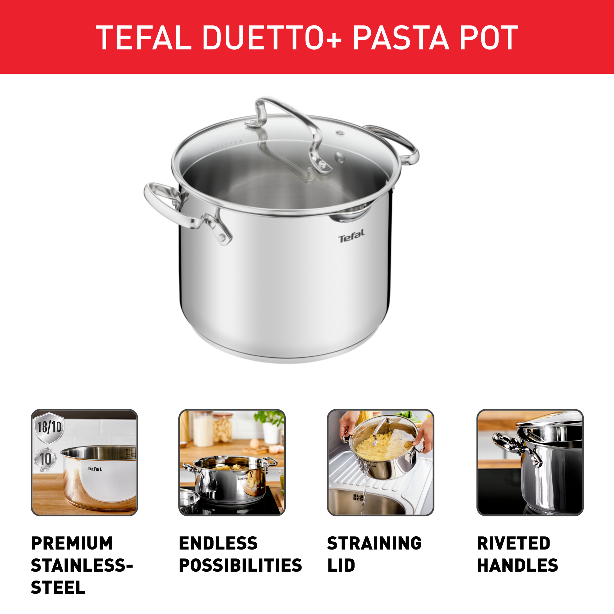 Fezekak Tefal Duetto+ 22 cm G7197956