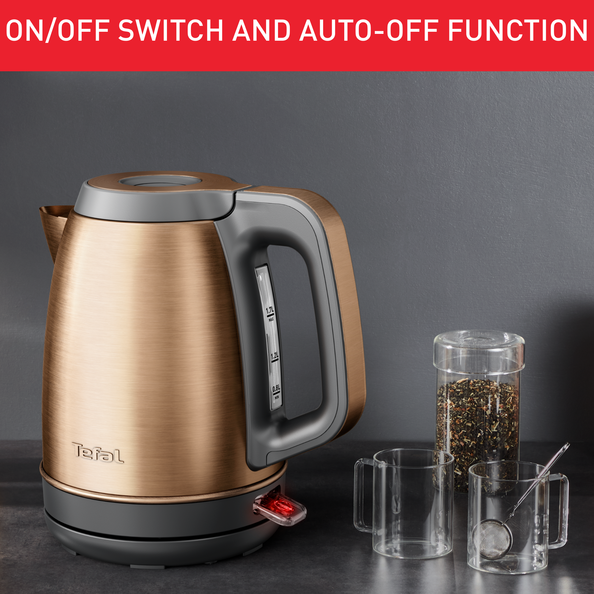 Tefal Coppertinto Kettle