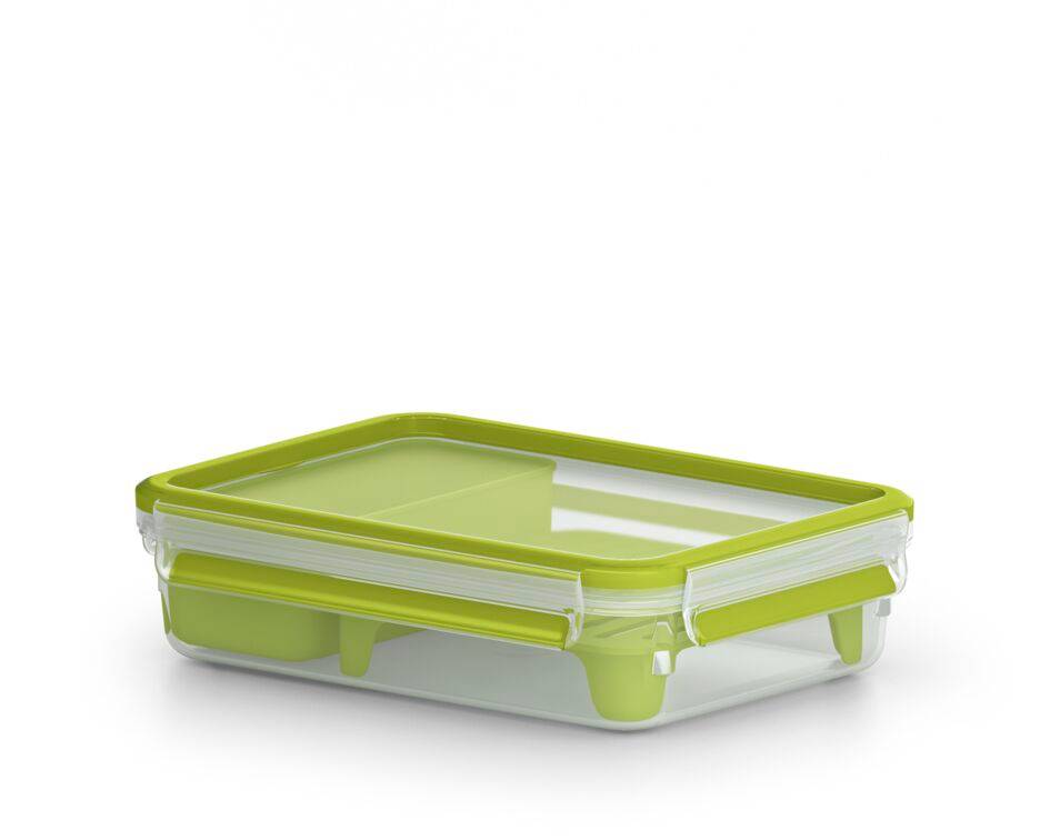 Tárolódoboz Tefal Master Seal To Go doboz betétekkel K3100312 Négyszögletes 1,2 l