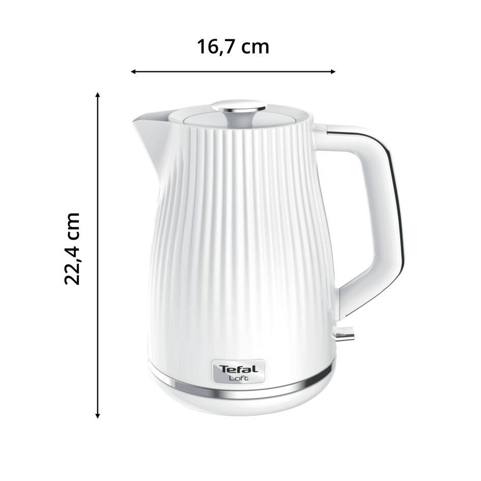 Vízforraló Tefal Loft KO250130 Fehér 1,7 l
