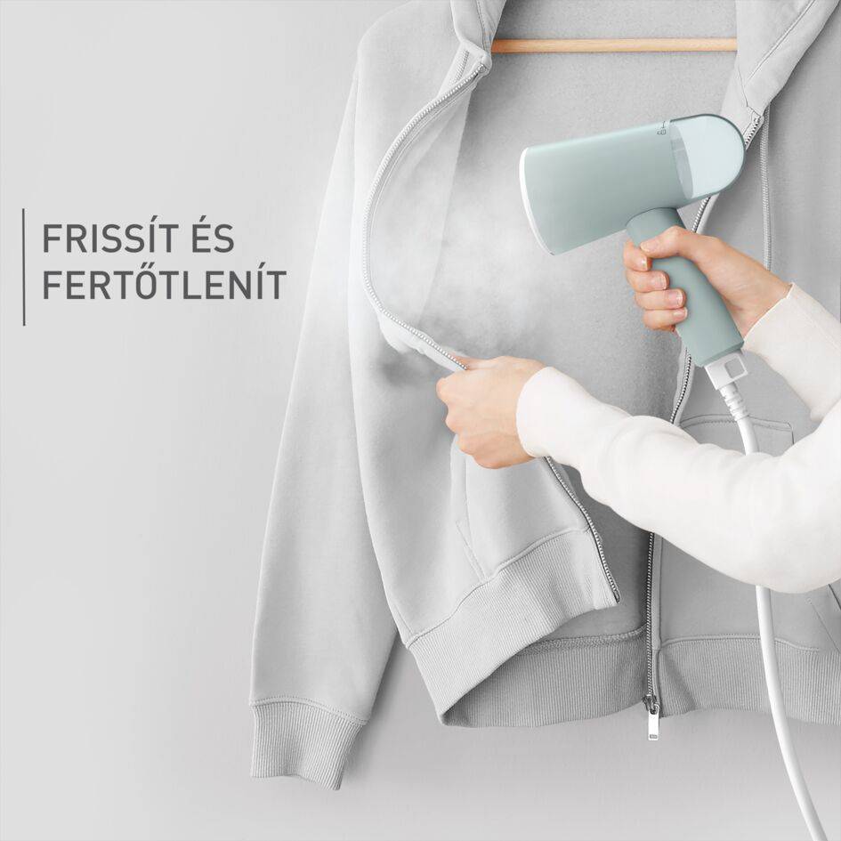 Kézi ruhagőzölő Tefal Origin Travel DT1034E1 eukaliptusz zöld