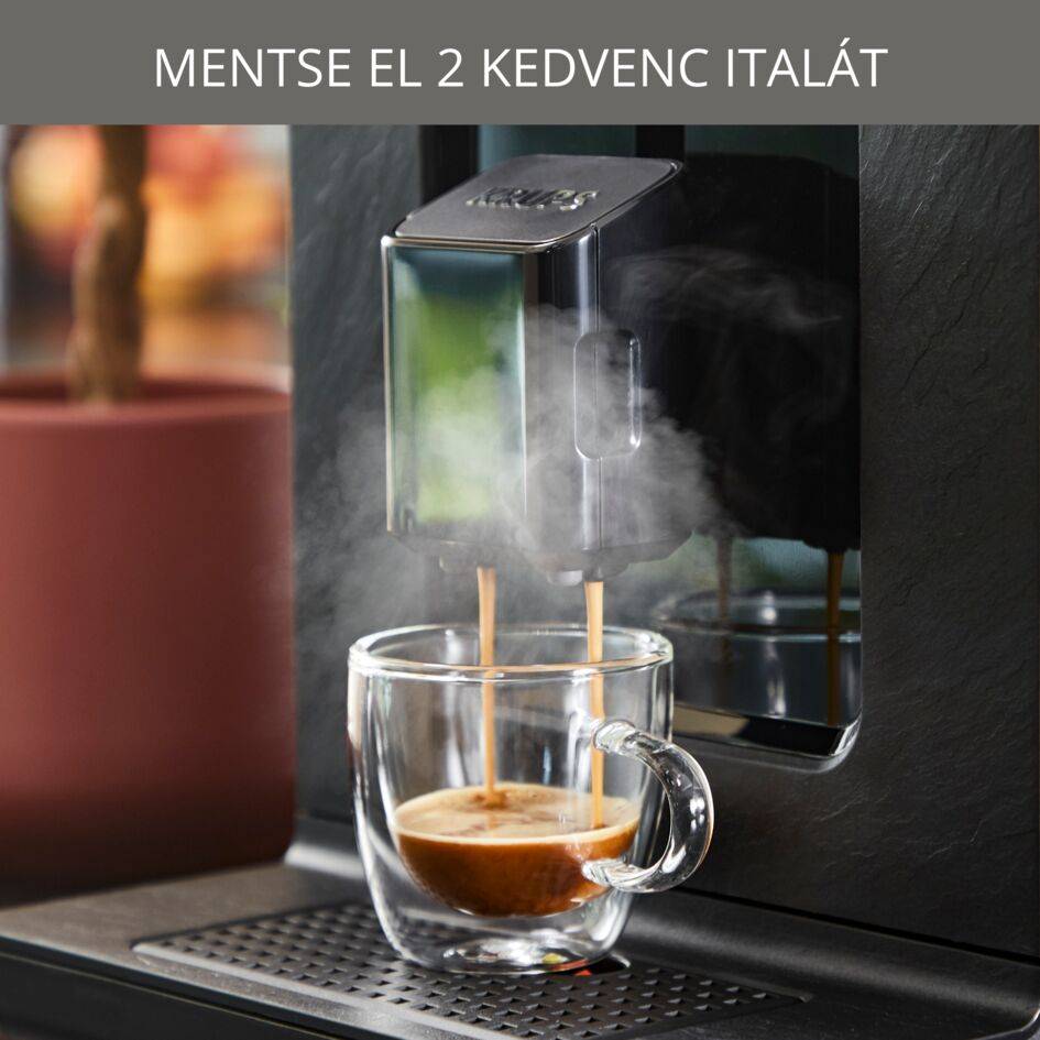 Automata kávéfőző KRUPS Evidence Eco EA897B10 matt fekete