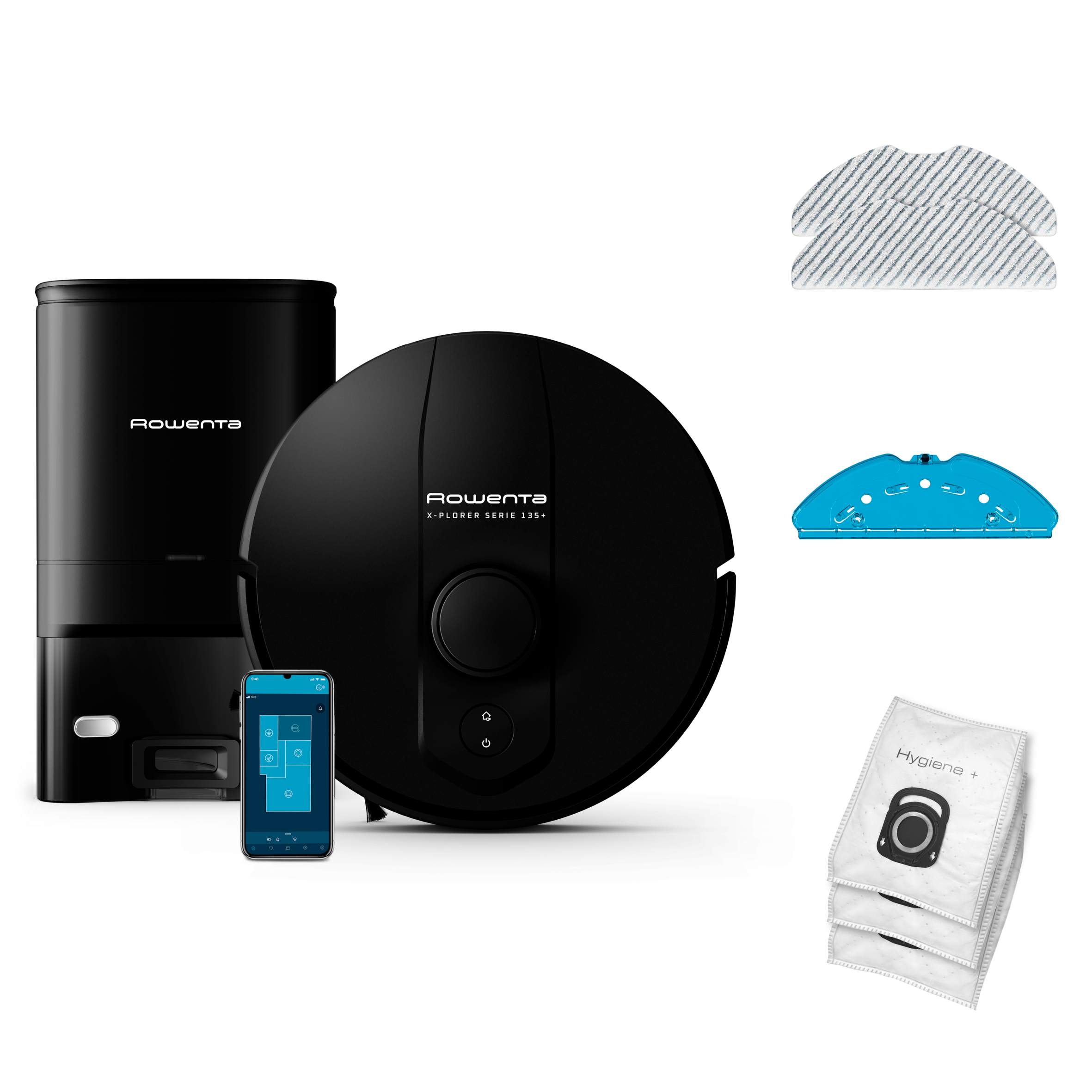 Robotporszívó X-PLORER S135+ Detect 5000 PA RR91D5WH