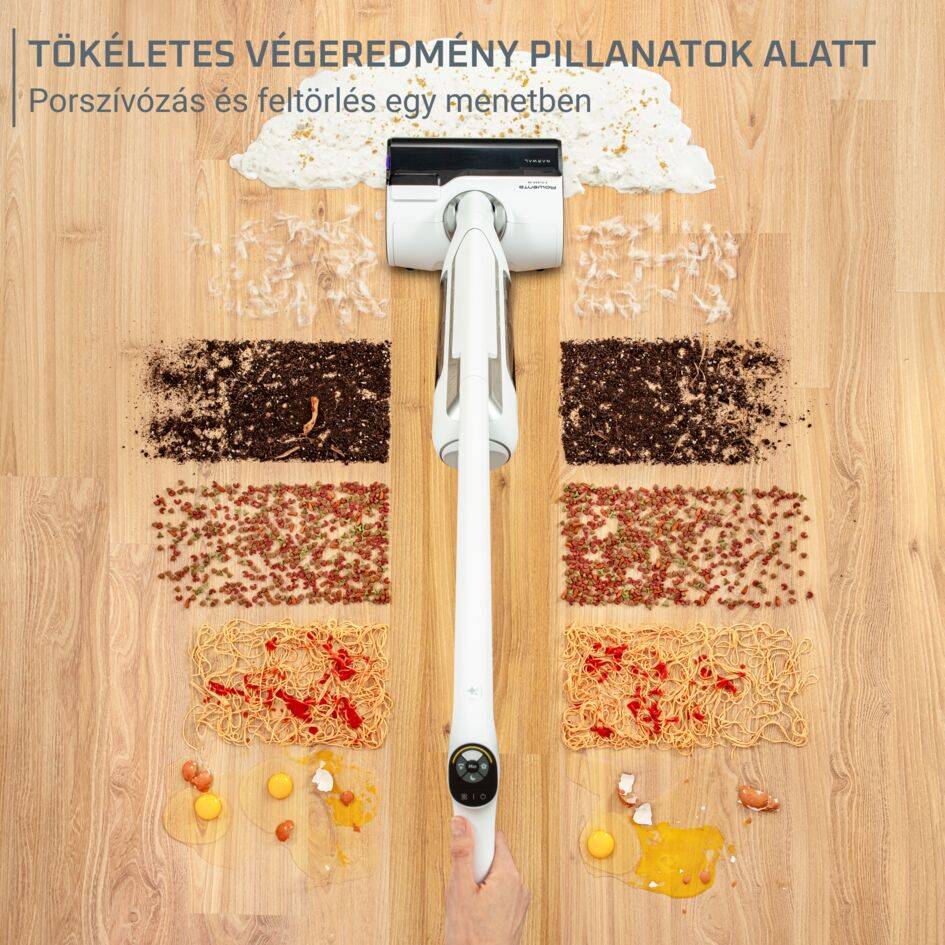 Rowenta X-Clean 10 AI Wet & Dry 18 000 PA vezeték nélküli nedves és száraz porszívó, GZ7035WO