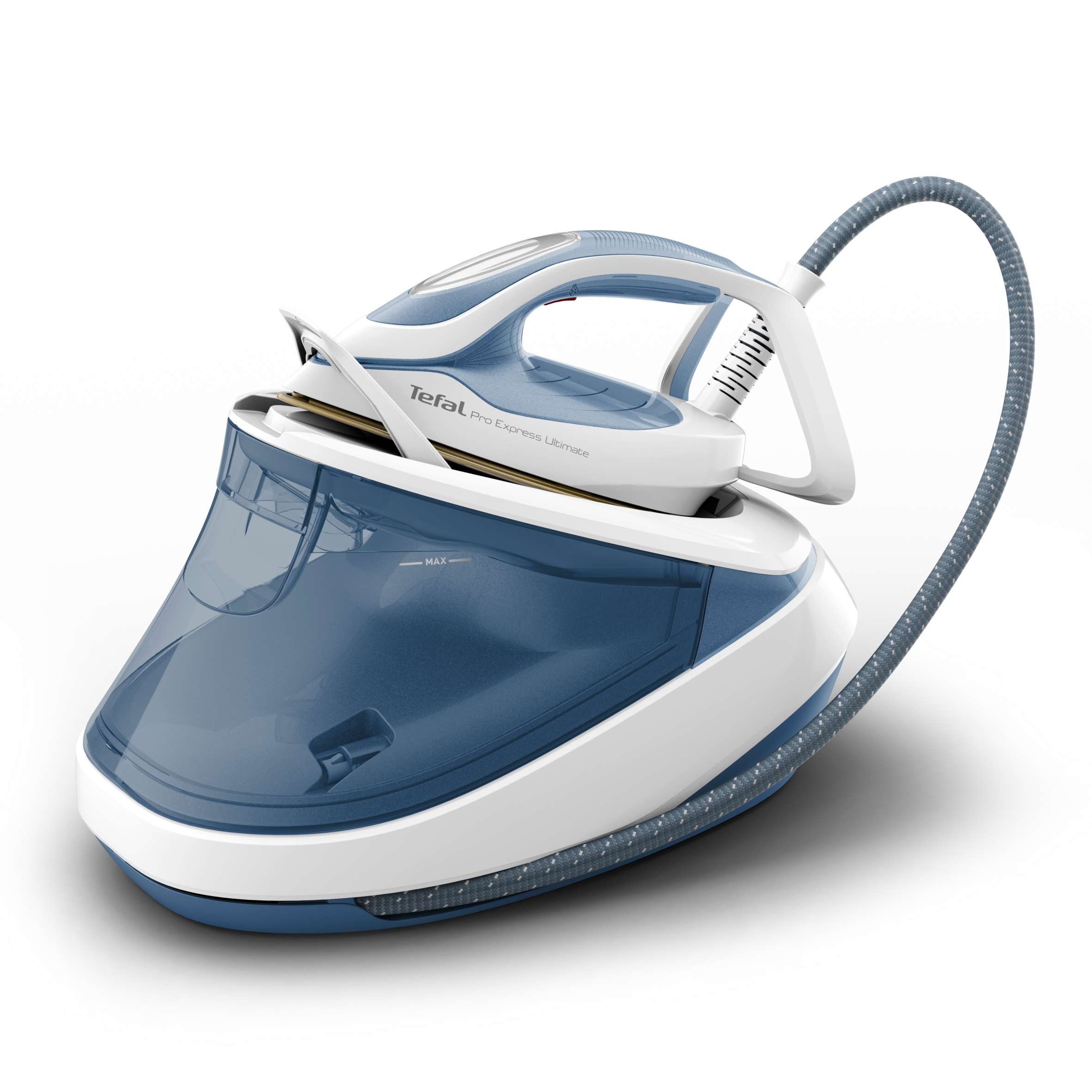 Gőzállomás Tefal Pro Express Ultimate II GV9710E0 Világoskék/fehér