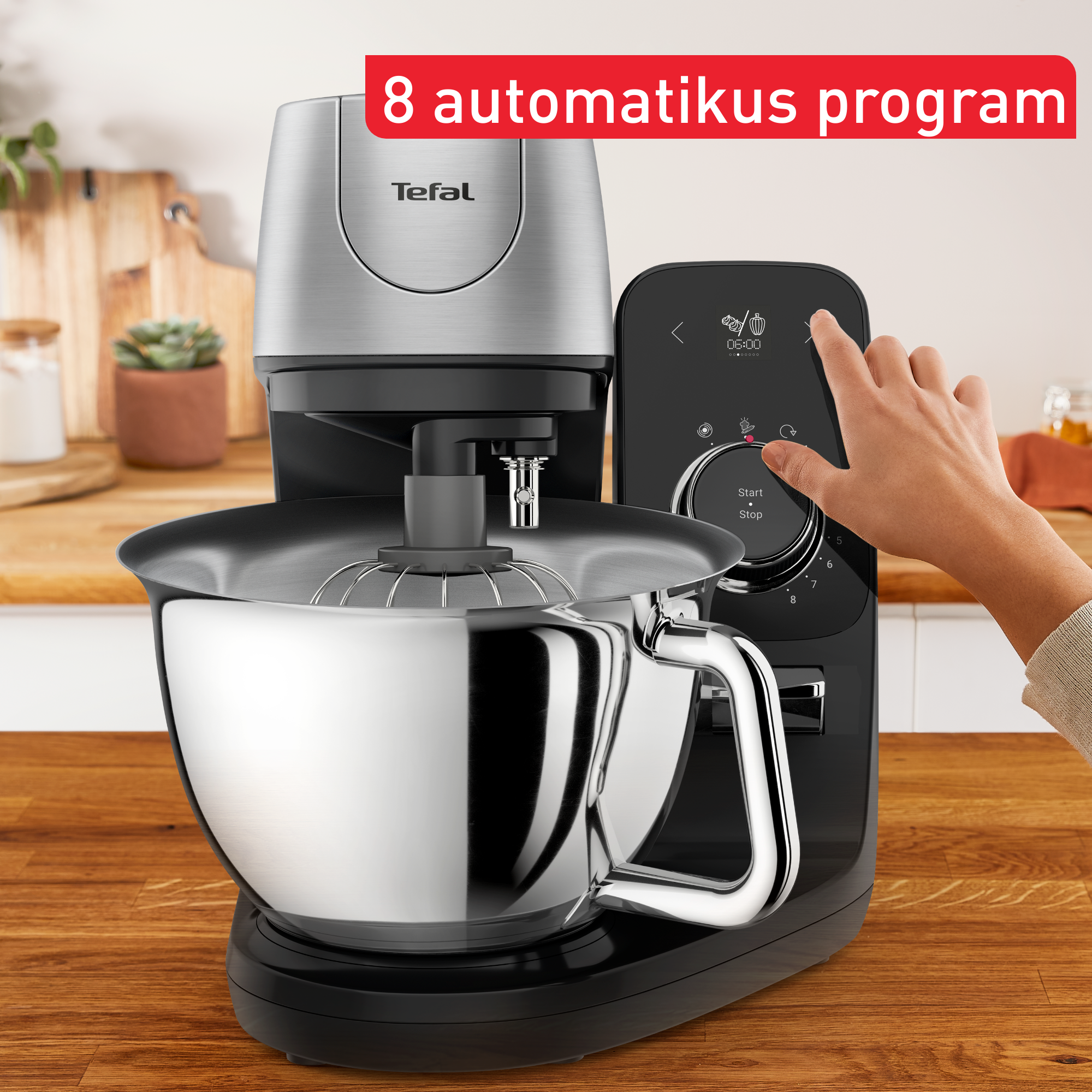 Konyhai robot Tefal Coach QB900838 fekete