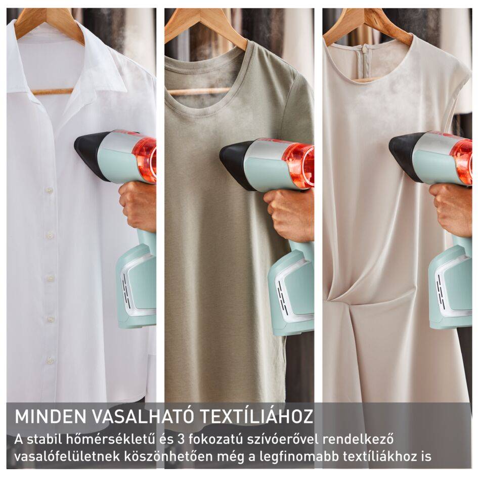 Tefal AeroSteam 2 az 1-ben kézi gőzölő és vasaló szívófunkcióval DT9814F0 Fehér