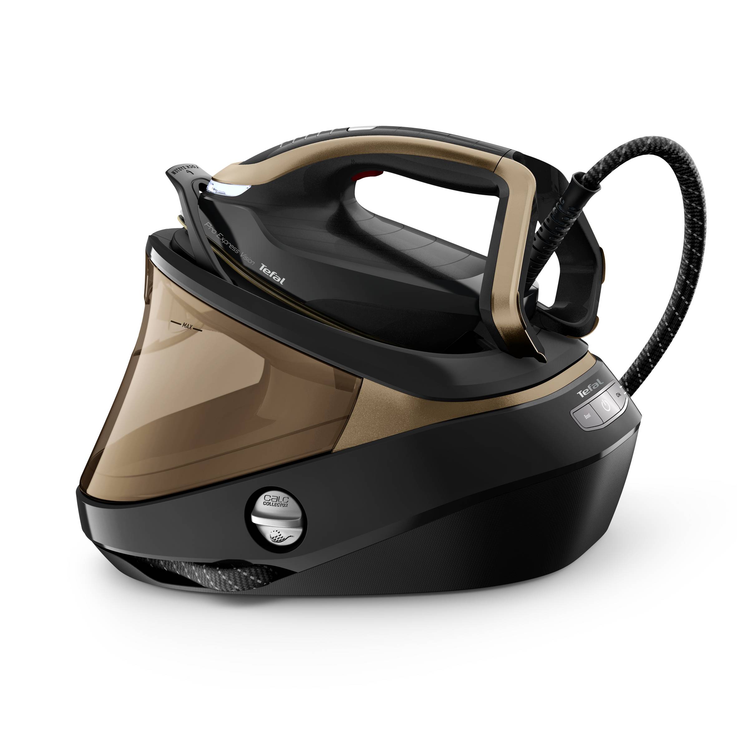 Gőzállomás Tefal Pro Express Vision GV9820E0 Arany/Fekete