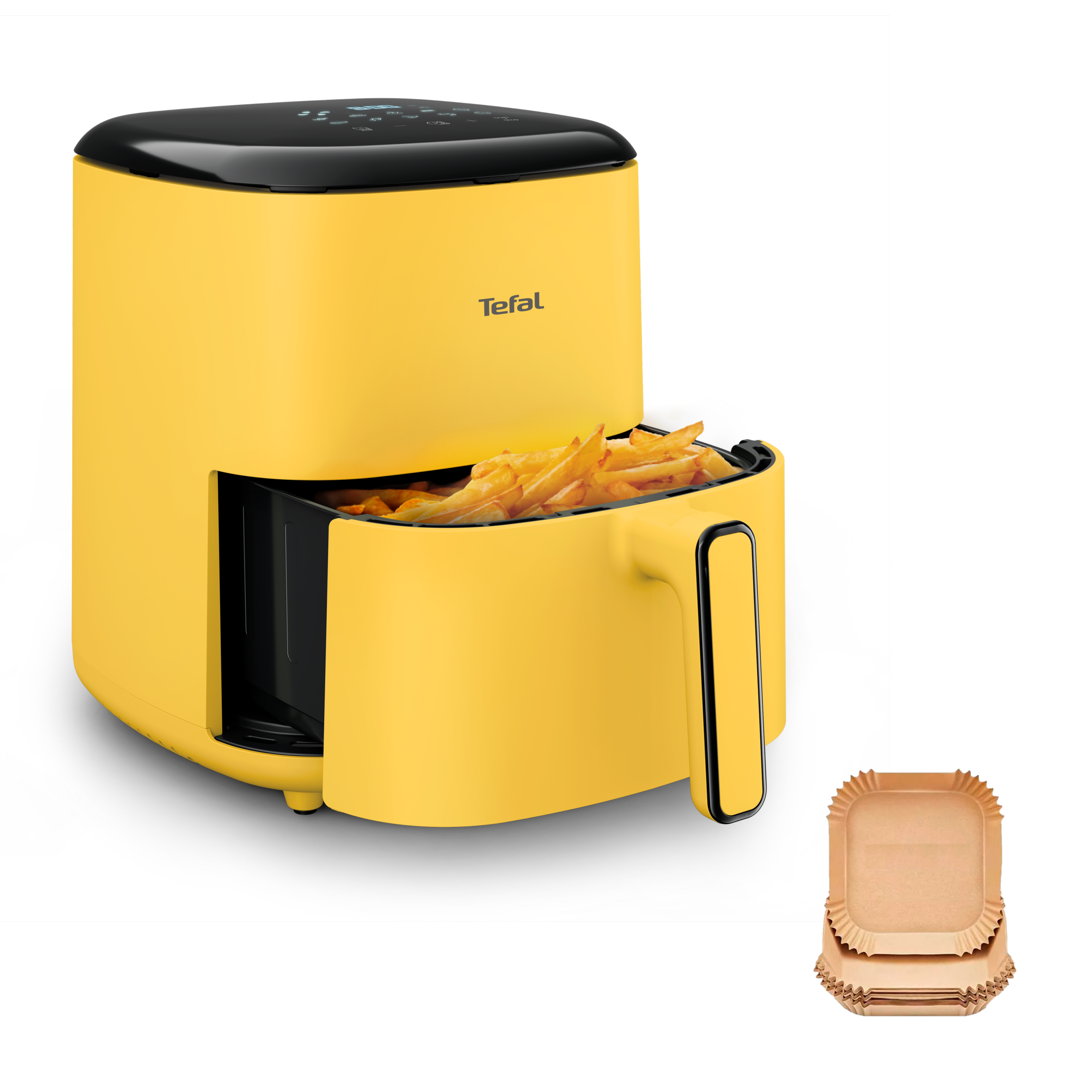 EY2452E0, Easy Fry POP légkeveréses fritőz 5 l, Tefal, sárga