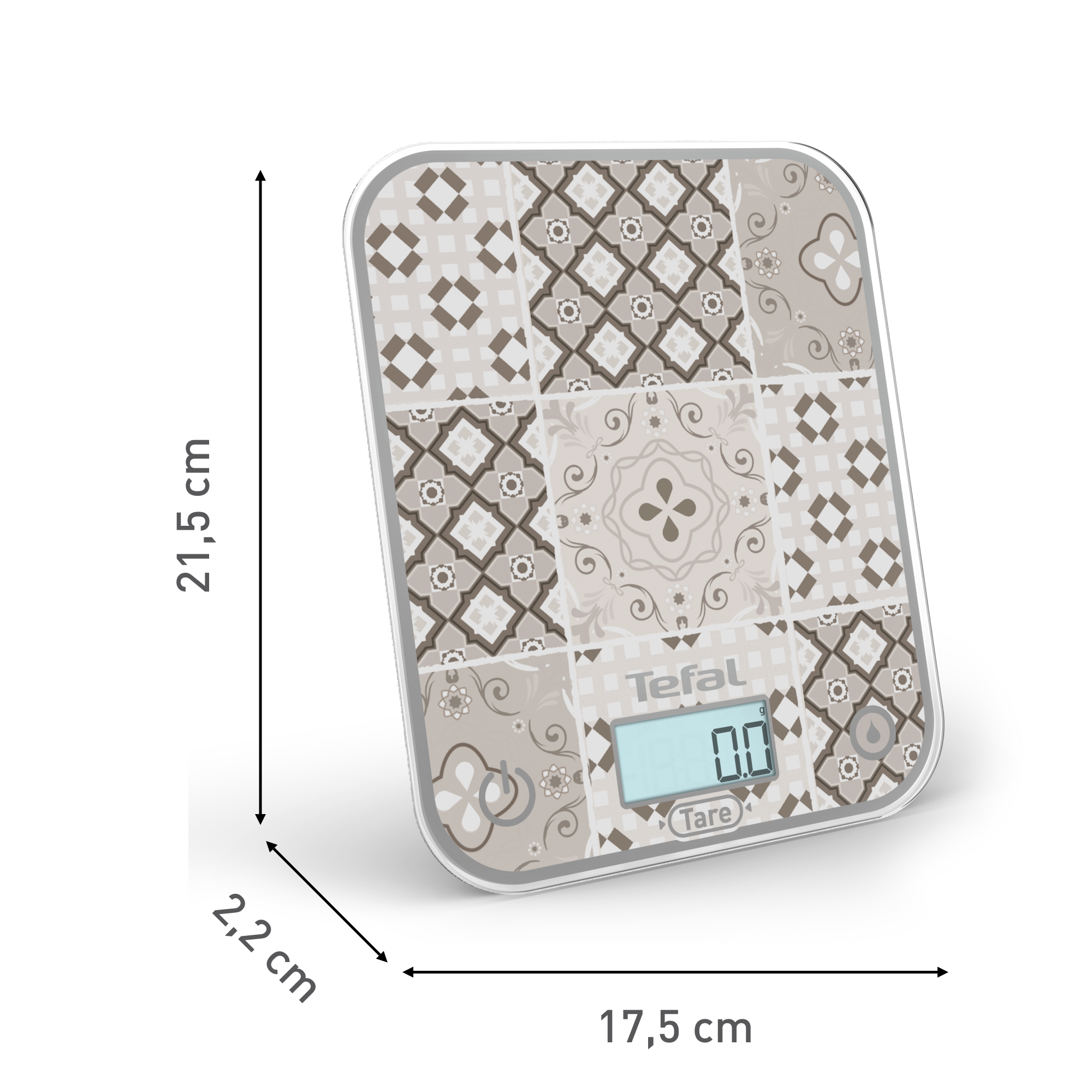 BC50D6V0 Optiss, elektronikus konyhai mérleg, Tefal