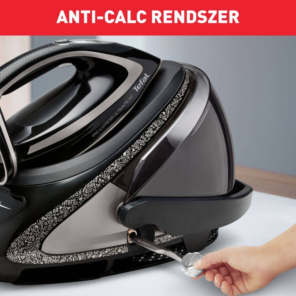 Gőzállomás Tefal Pro Express Ultimate+ GV9620E0 Ezüst/Fekete