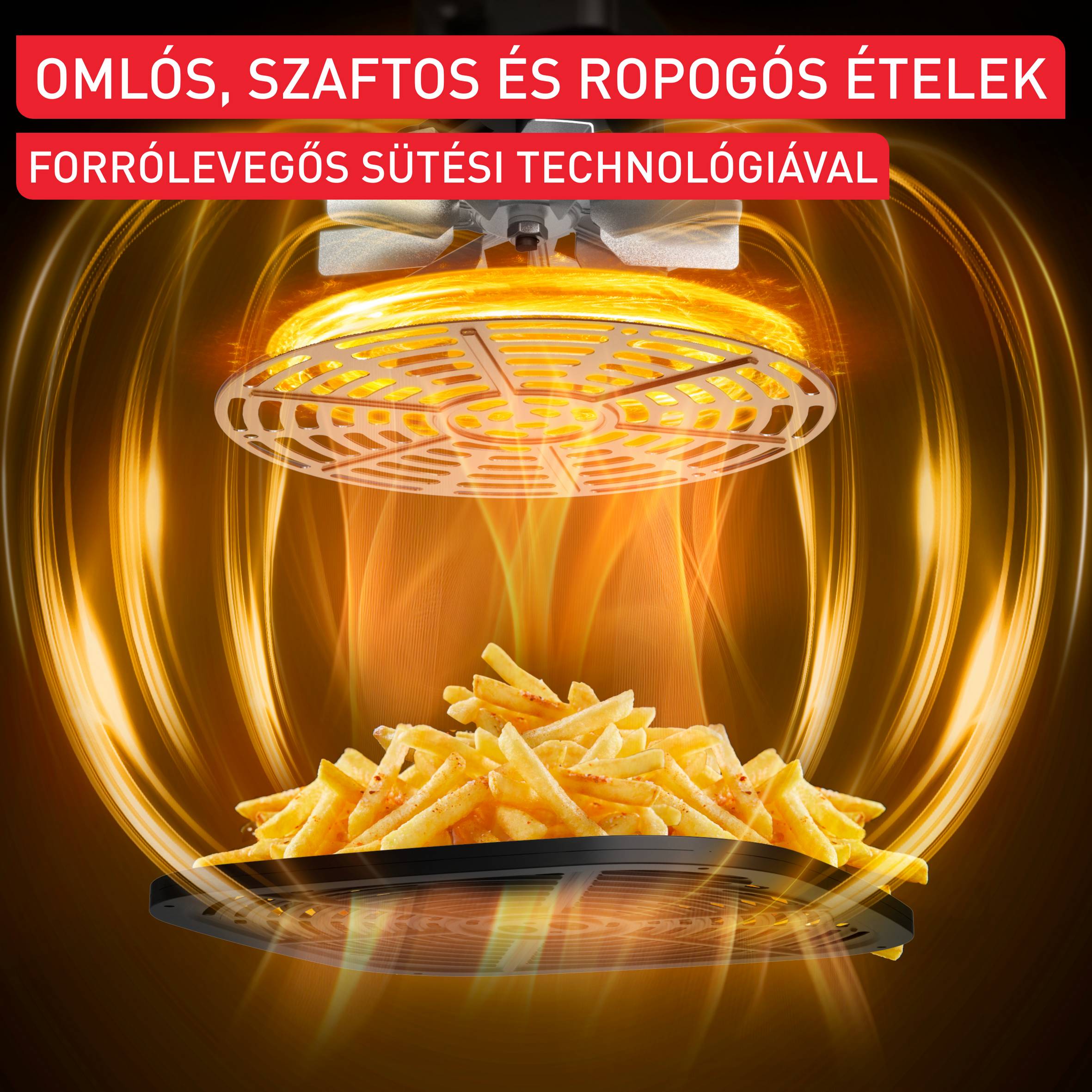 MY731BF0, Multifunkcionális edény és Tefal Multicook & Fry forrólevegős sütő, szürke