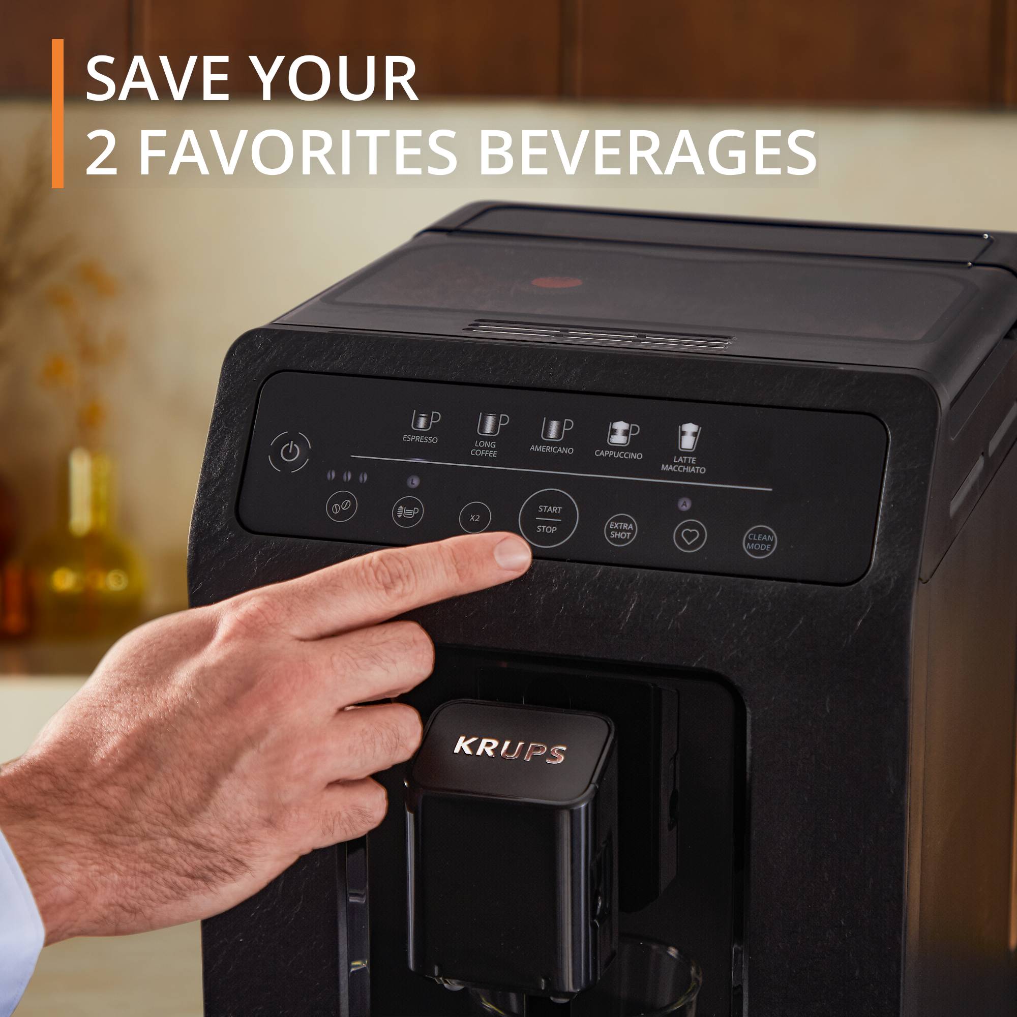 Automata kávéfőző KRUPS Evidence Eco EA8968E0 Matt fekete