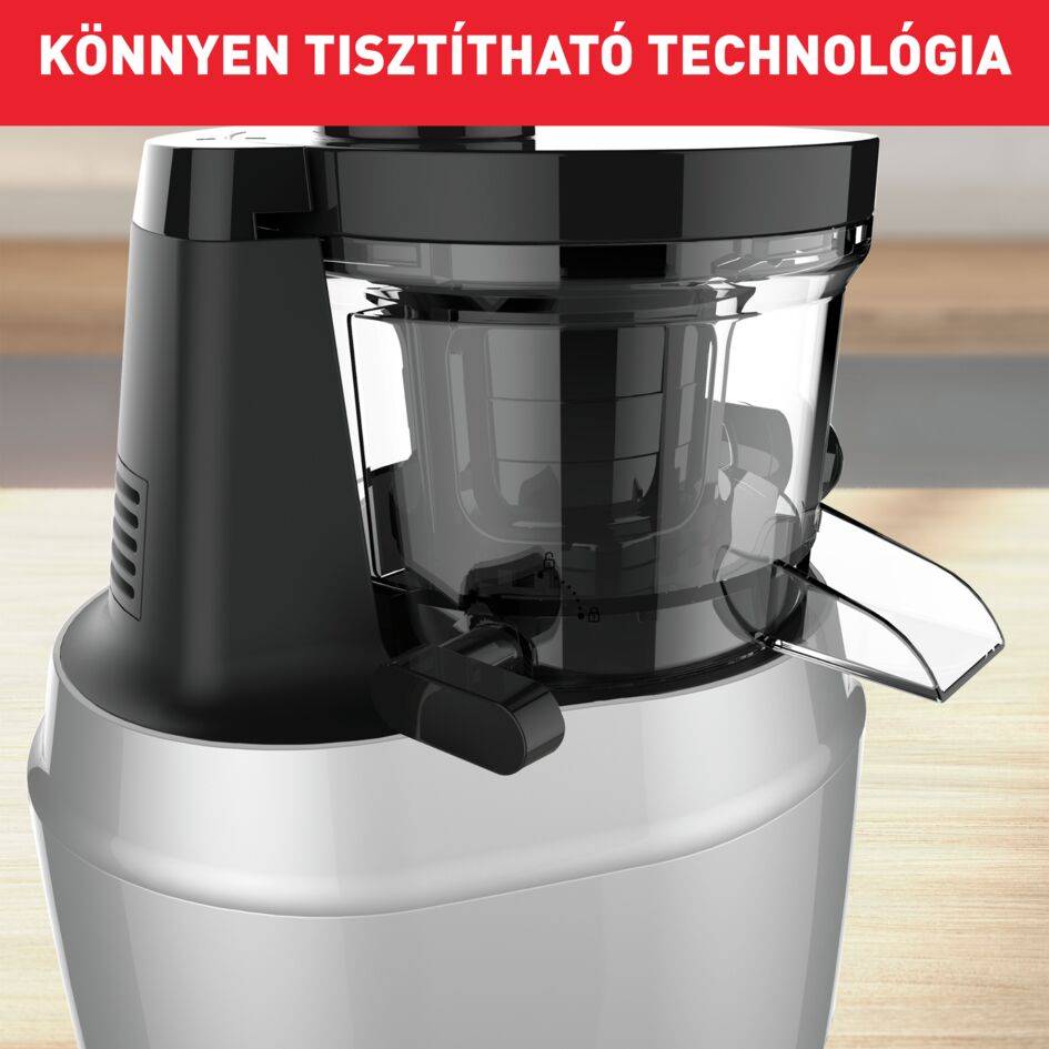 Gyümölcscentrifuga Tefal Juice & Clean ZC420E38 Rozsdamentes/Fekete