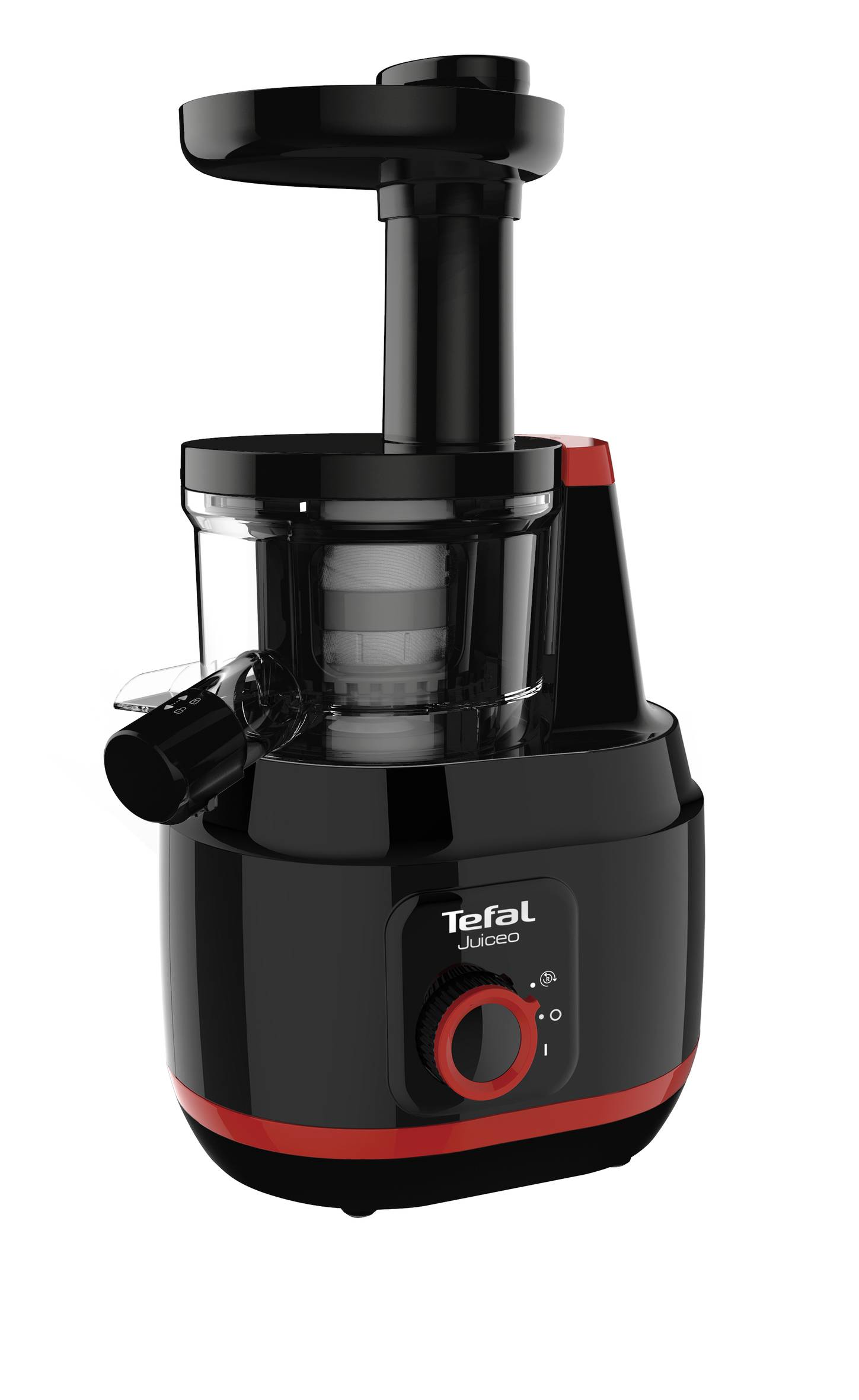 Gyümölcscentrifuga Tefal Juiceo ZC150838 Piros/Fekete