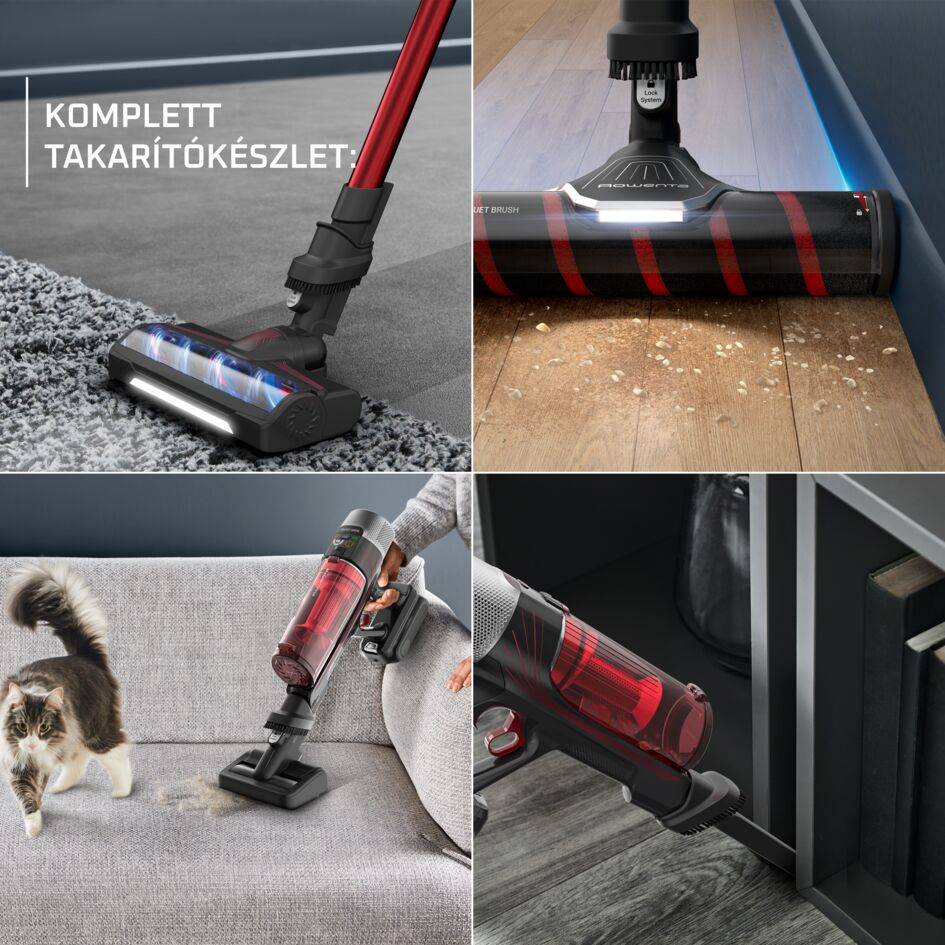 Rúdporszívó Rowenta X-Force Flex 9.60 Auto Complete 100 AW RH2099WO