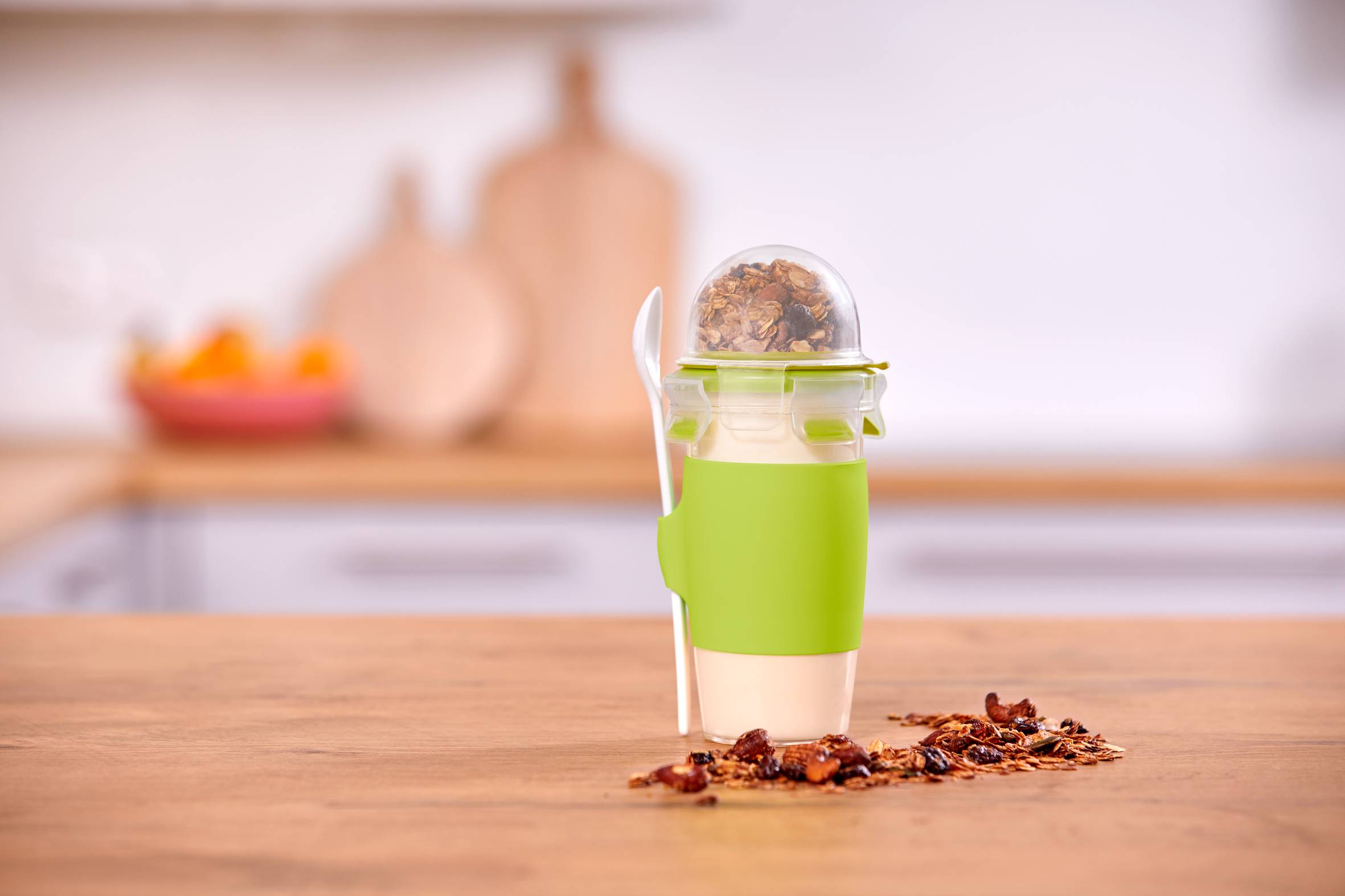 Joghurtpalack Tefal Master Seal To Go egy kanállal N1071410 0,45 l