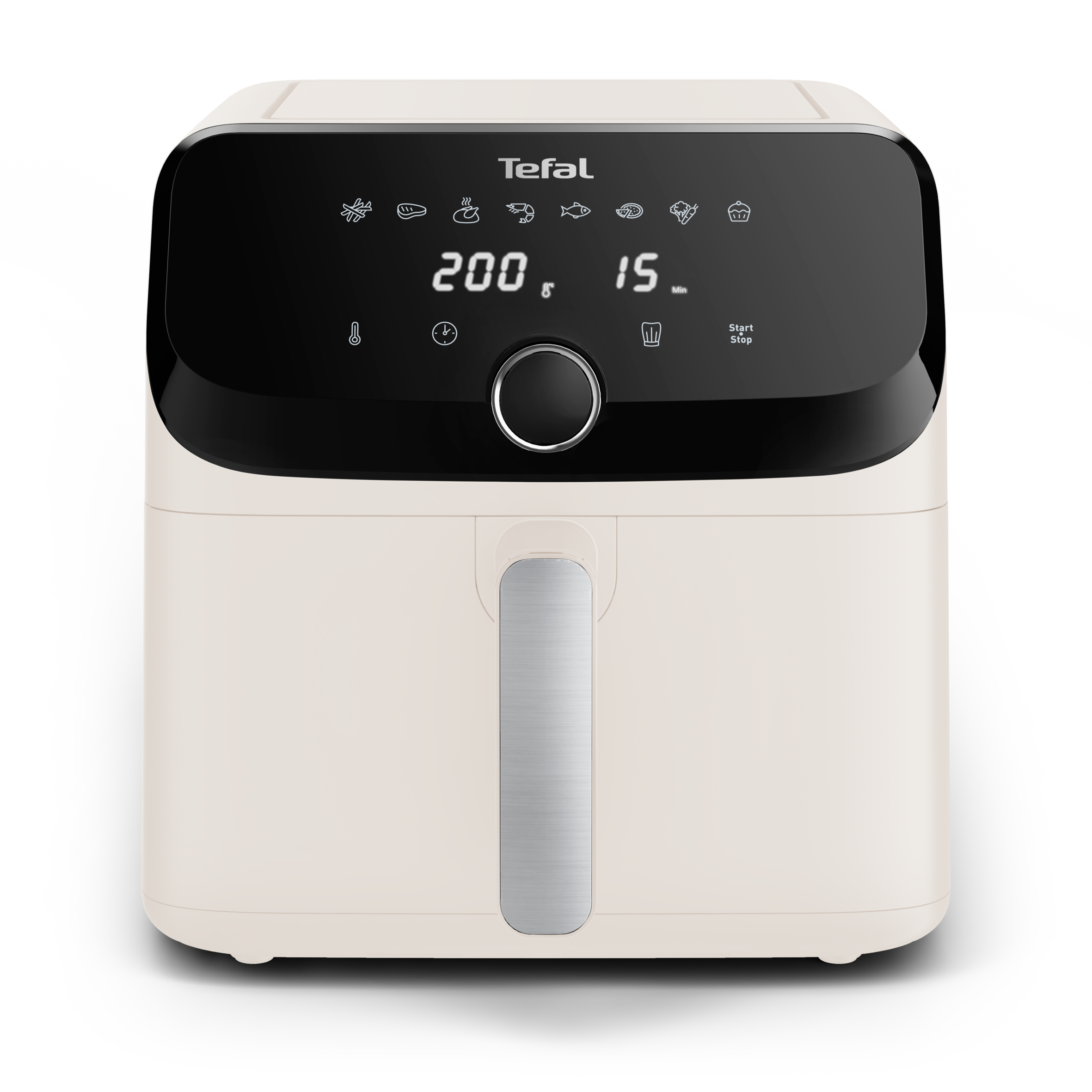 Tefal Easy Fry Mega, 7,5 l, EY855AE0, krémszínű