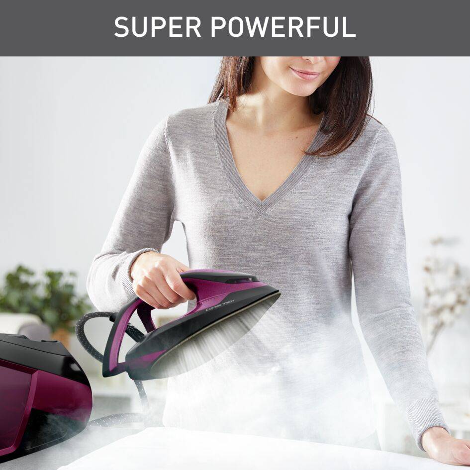 Gőzállomás Tefal Express Vision SV8152E0 Lila/Fekete