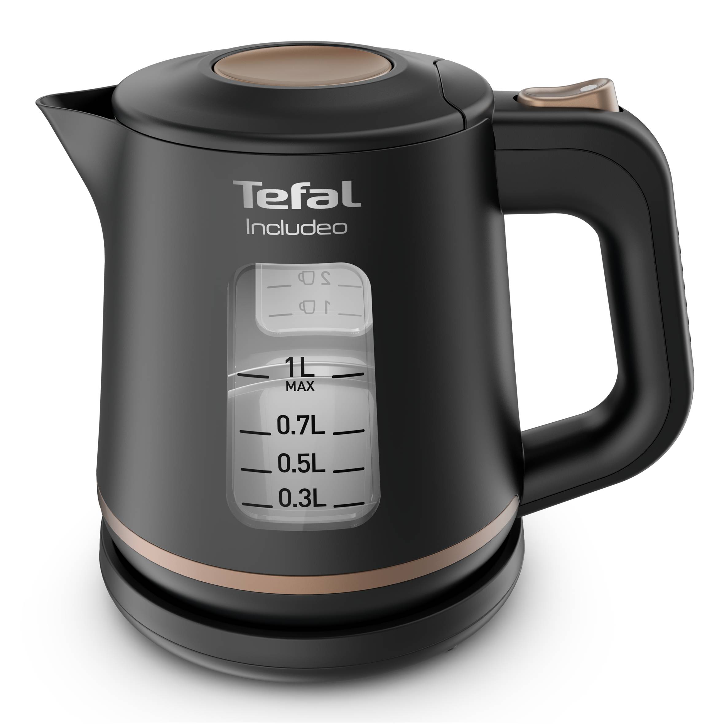 Vízforraló Tefal Includeo KI533811 Fekete 1 l