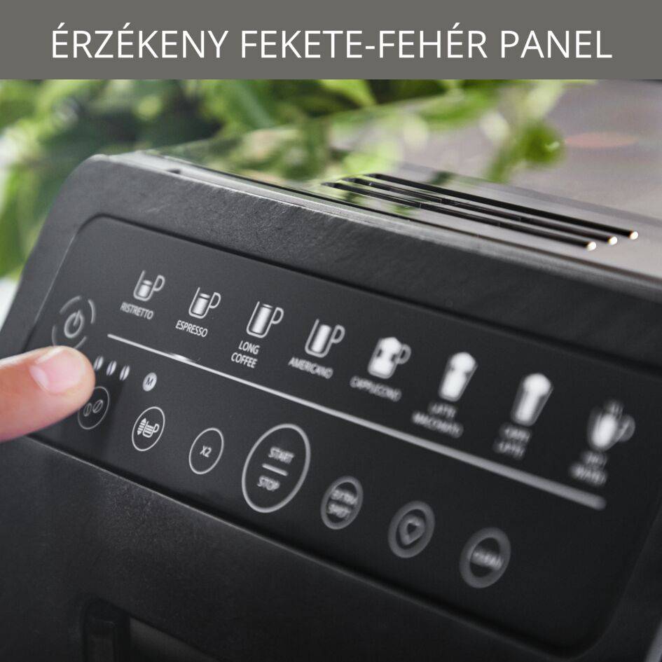 Automata kávéfőző KRUPS Evidence Eco EA897B10 matt fekete