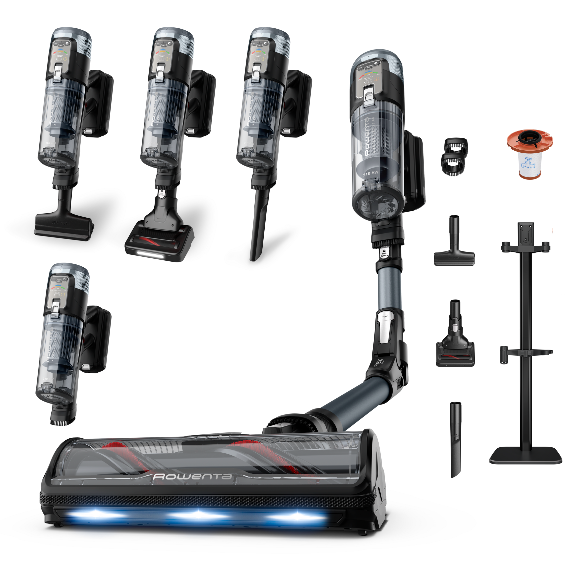 X-FORCE FLEX 16.60, Cordless Stick Vacuum, Extreme Vacuuming, 315 AW