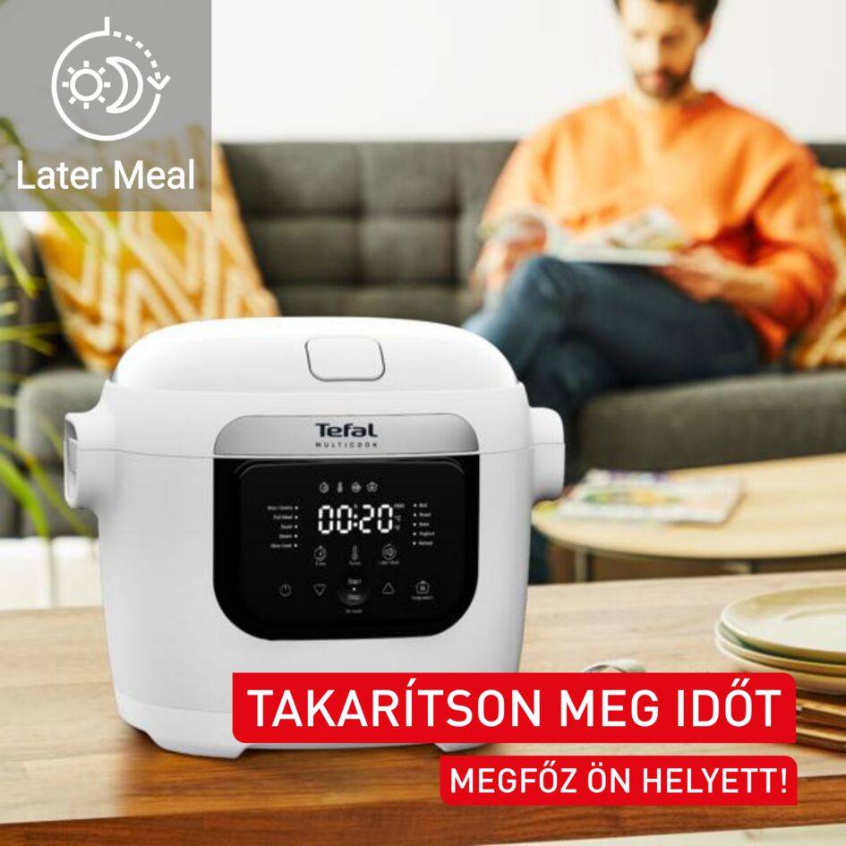 Multifunkciós fazék Tefal Multicook MY700BF0 Világosszürke