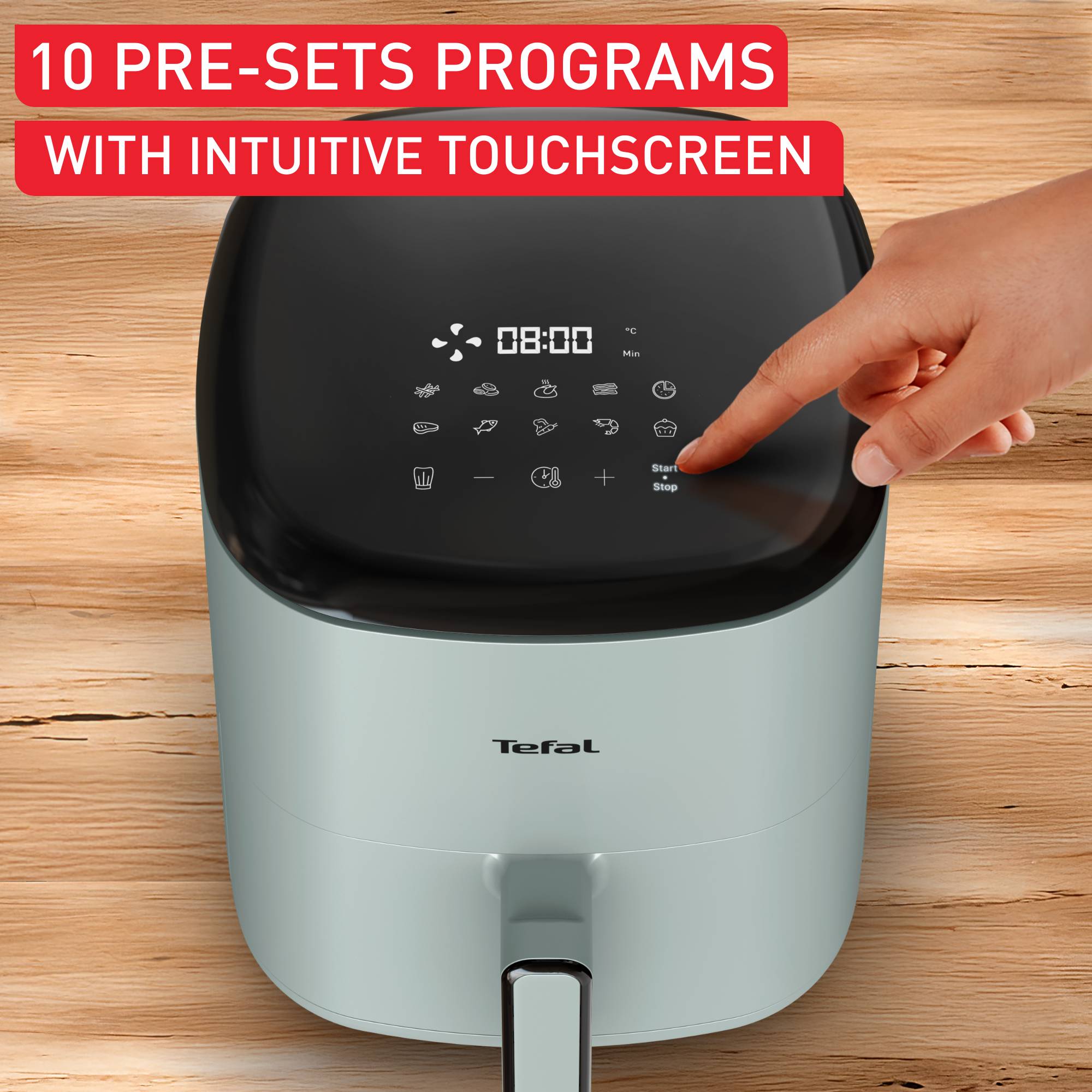 Easy Fry POP, Air fryer, 5 L Capacity, 10 Auto Programs