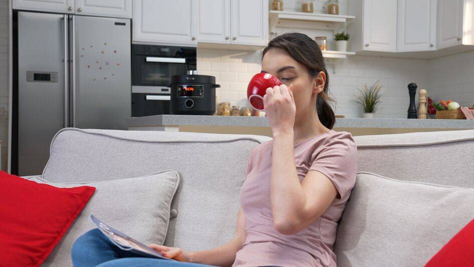 Többfunkciós elektromos kukta Tefal Turbo Cuisine CY754830 Fekete