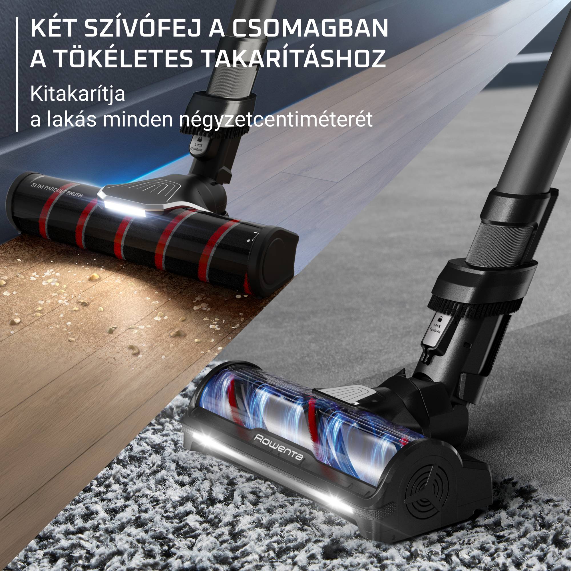 Rúdporszívó Rowenta X-Force Flex 3 az 1-ben 150 AW RH9L55E0