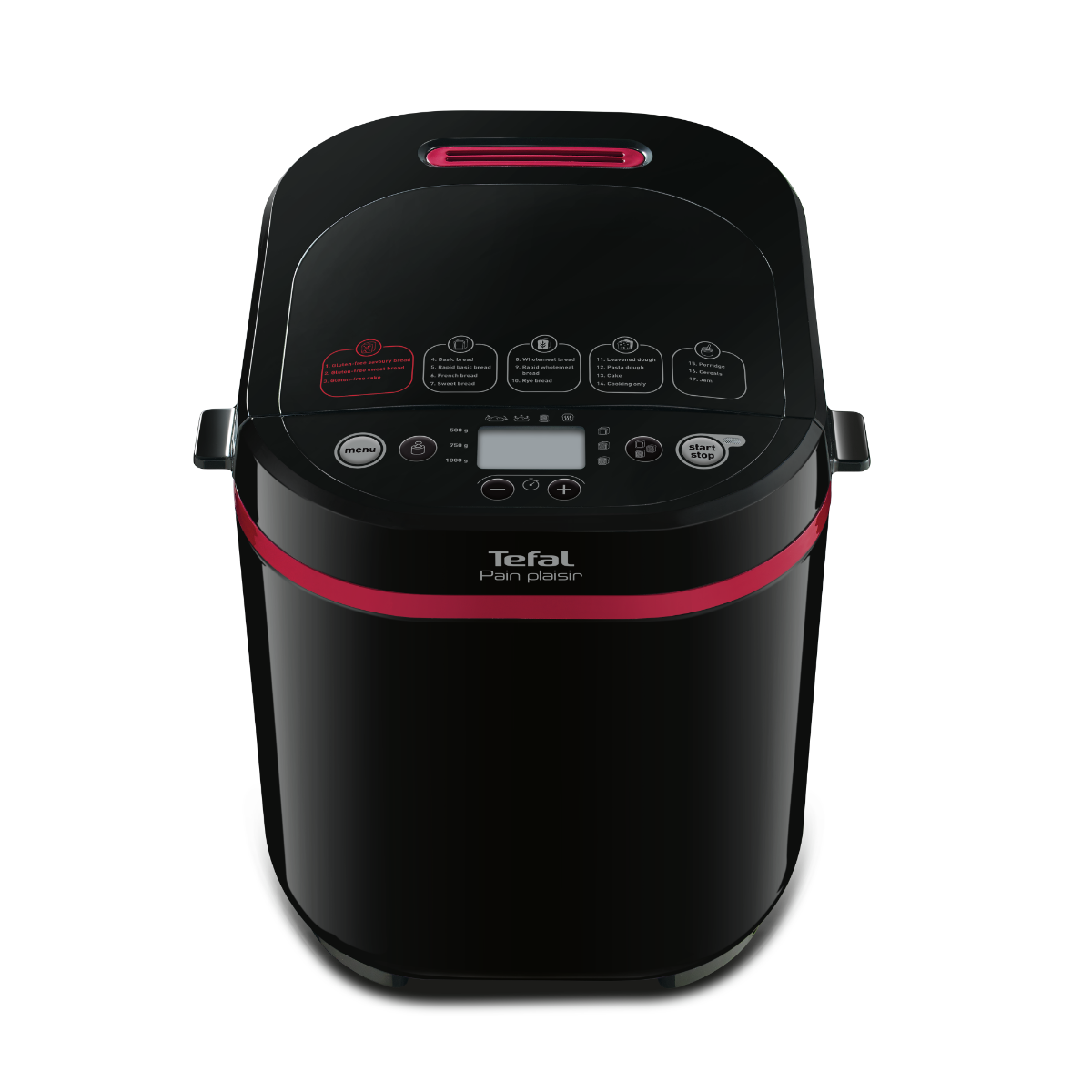 Kenyérsütő Tefal Pain Plaisir PF220838 Piros/Fekete