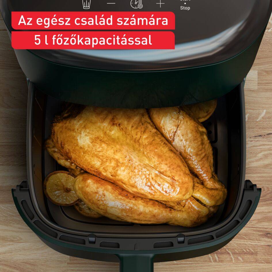 Forrólevegős fritőz Tefal Easy Fry Max EY245310 Sötétzöld/Fekete