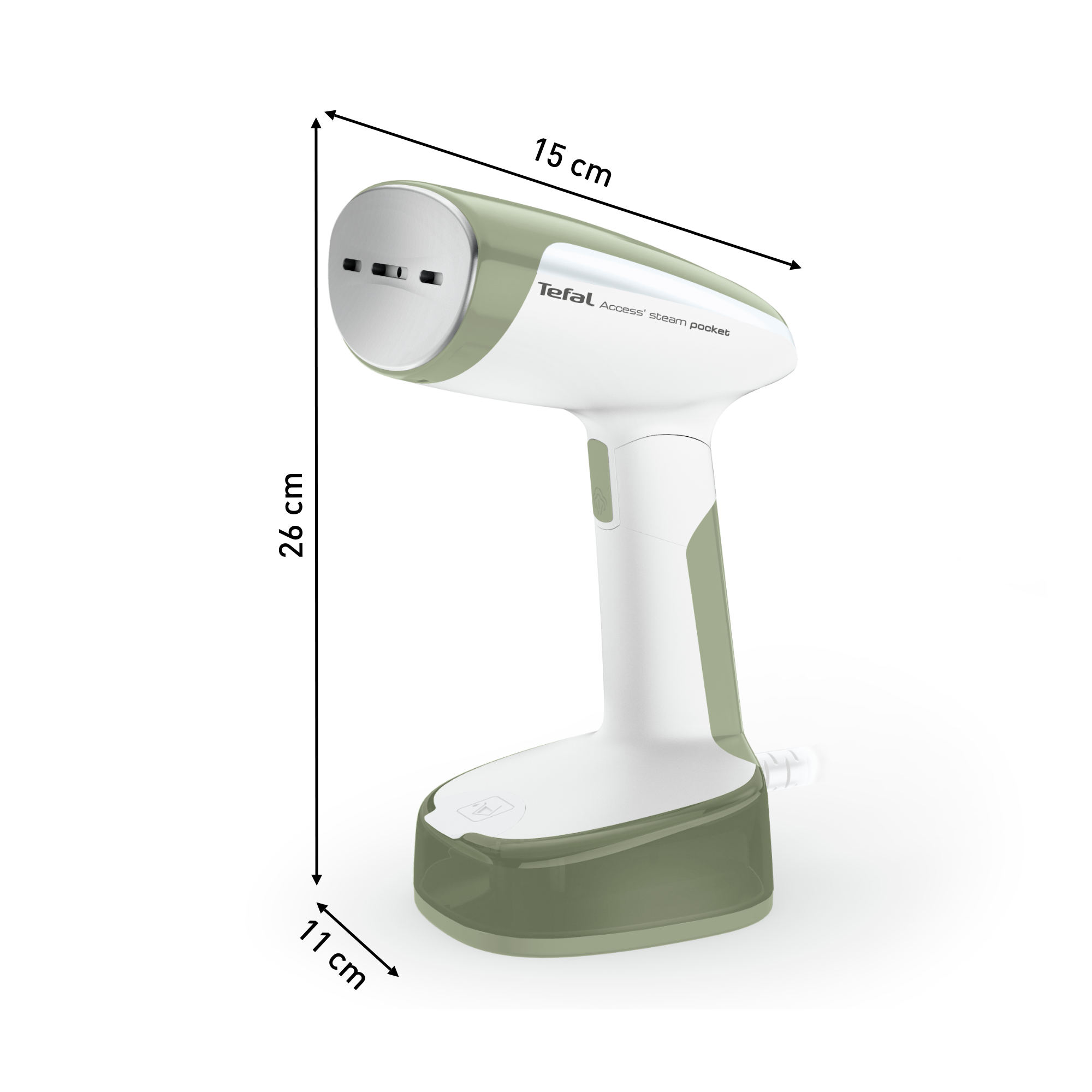 Kézi ruhagőzölő Tefal Access'Steam Pocket DT3053 Zöld/Fehér