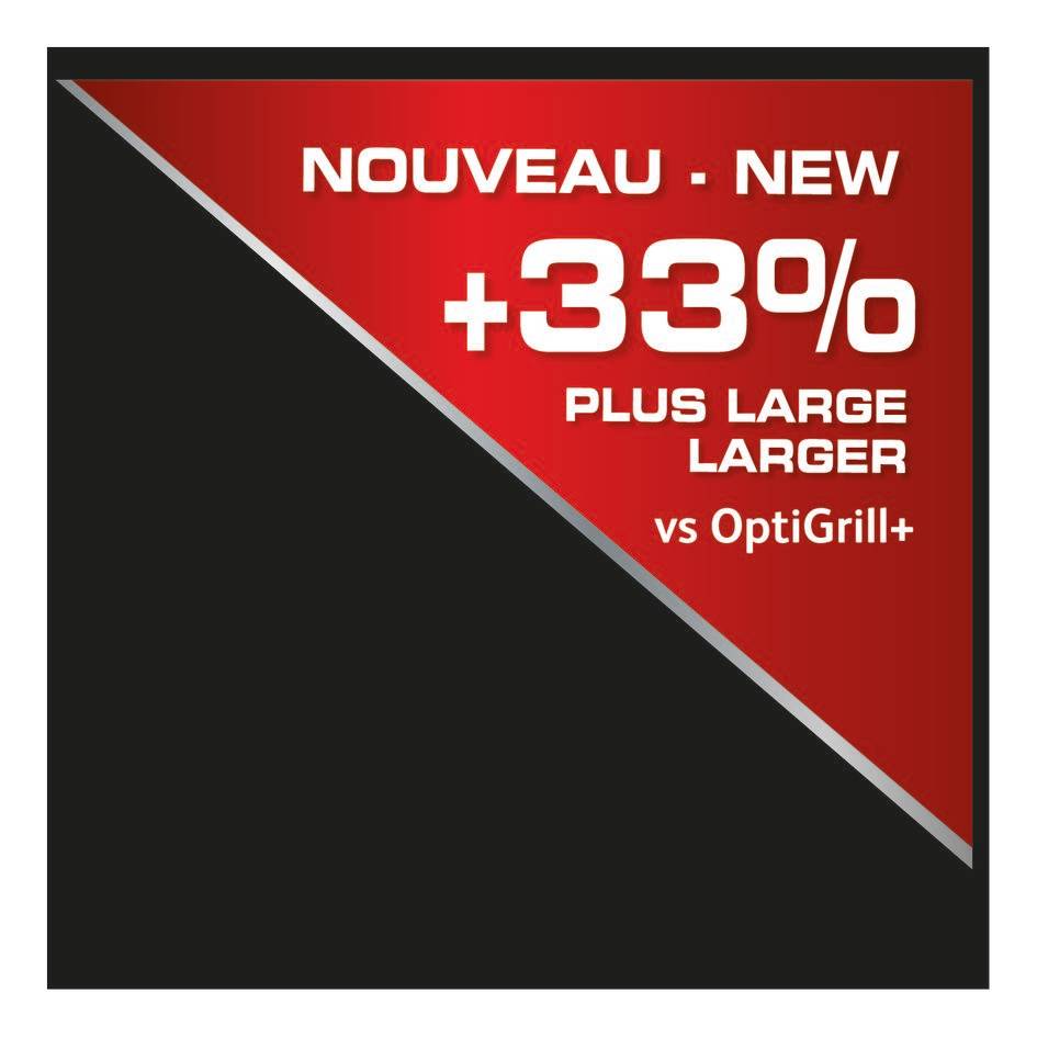 Elektromos grill Tefal OptiGrill+ XL GC722D34 Ezüst/Fekete