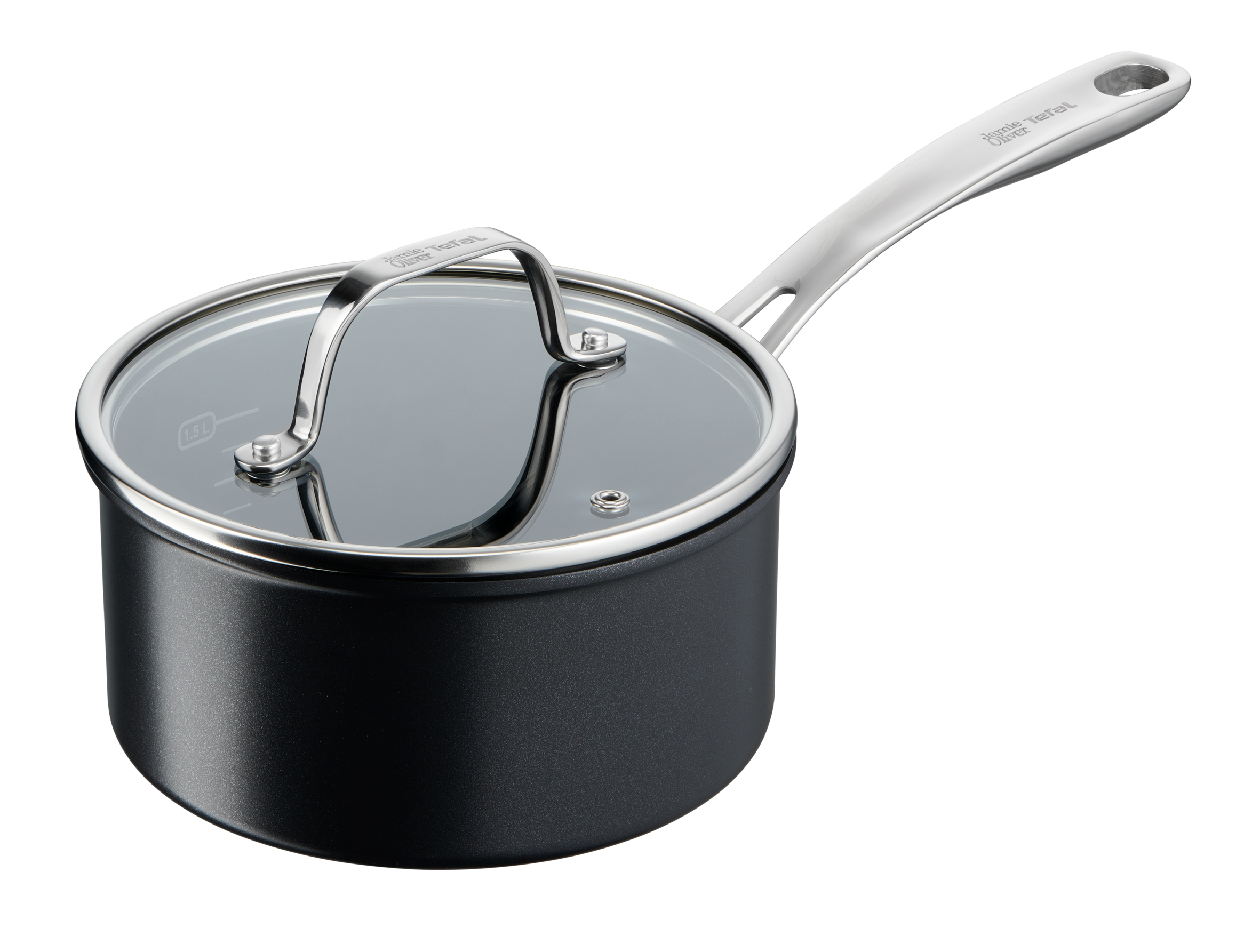 Nyeles lábas fedővel Tefal Jamie Oliver 18 cm