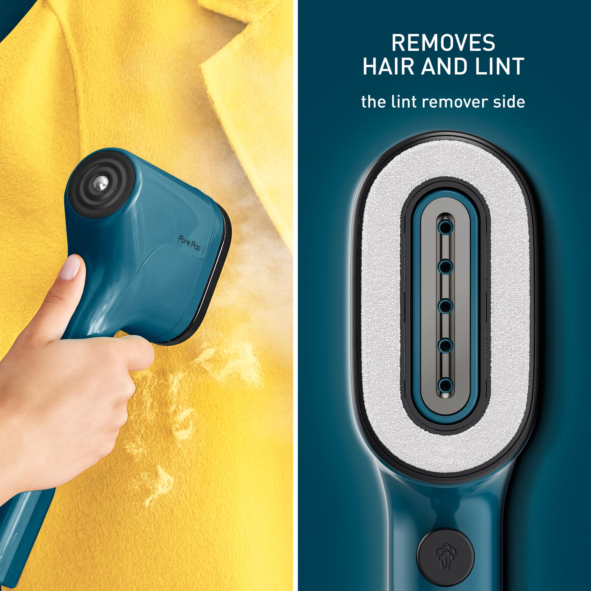 Kézi ruhagőzölő Tefal Pure Pop DT2020E1 Kék