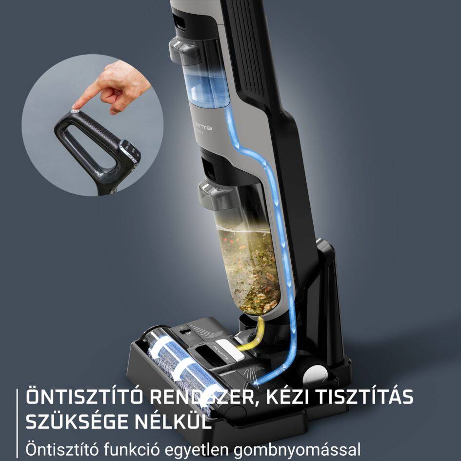 Padlómosó Rowenta X-Clean 4 Auto Wet & Dry 16 000 PA GZ5037WO