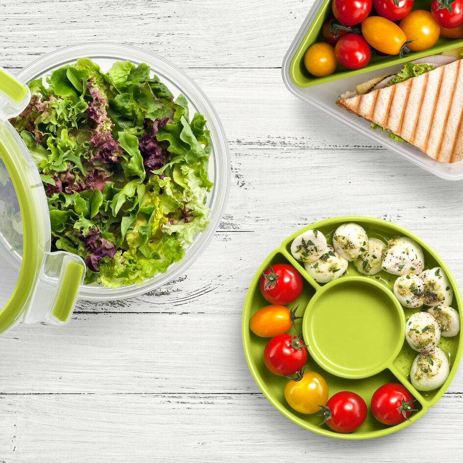 Tárolódoboz Tefal Master Seal To Go doboz betétekkel K3100312 Négyszögletes 1,2 l