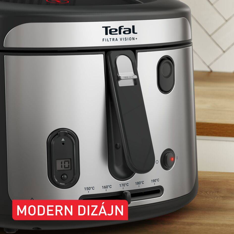 Tefal Filtra Vision+ olajsütő, FF2588E0, fekete