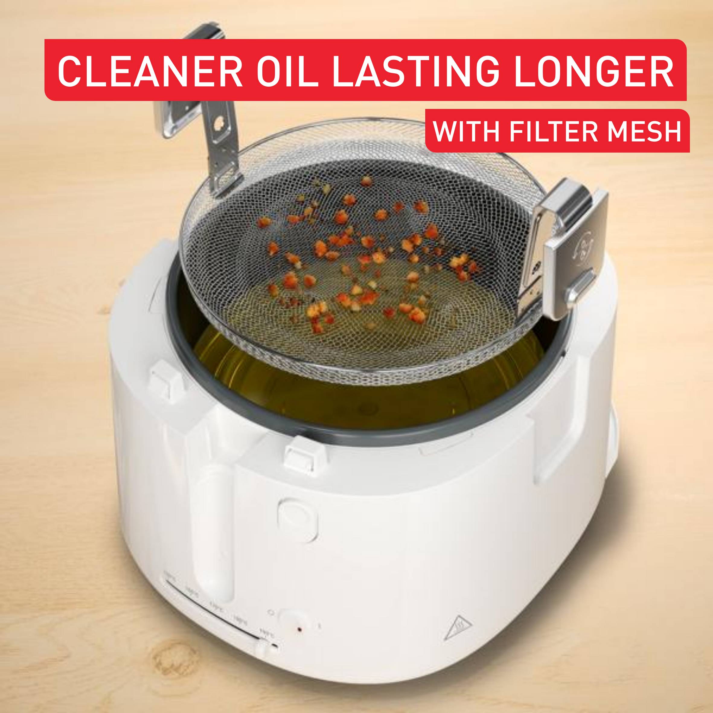 Olajsütő Tefal Filtra Vision FF2541E0 Fehér