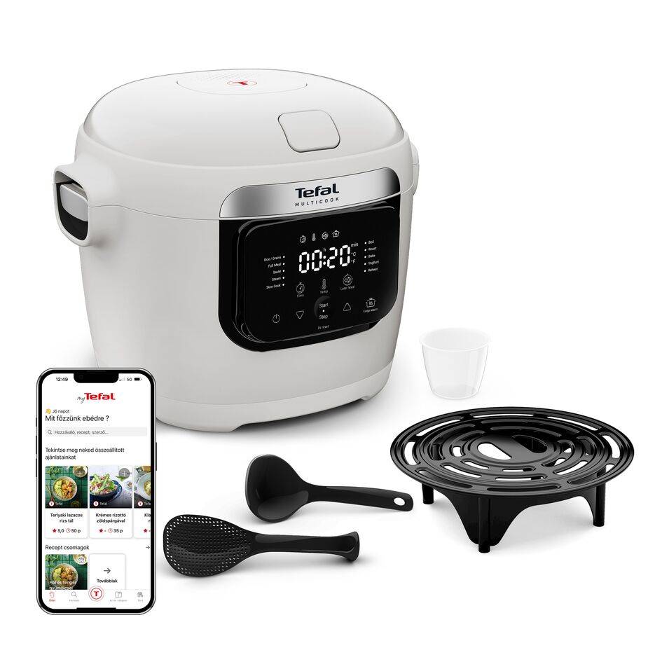 Multifunkciós fazék Tefal Multicook MY700BF0 Világosszürke