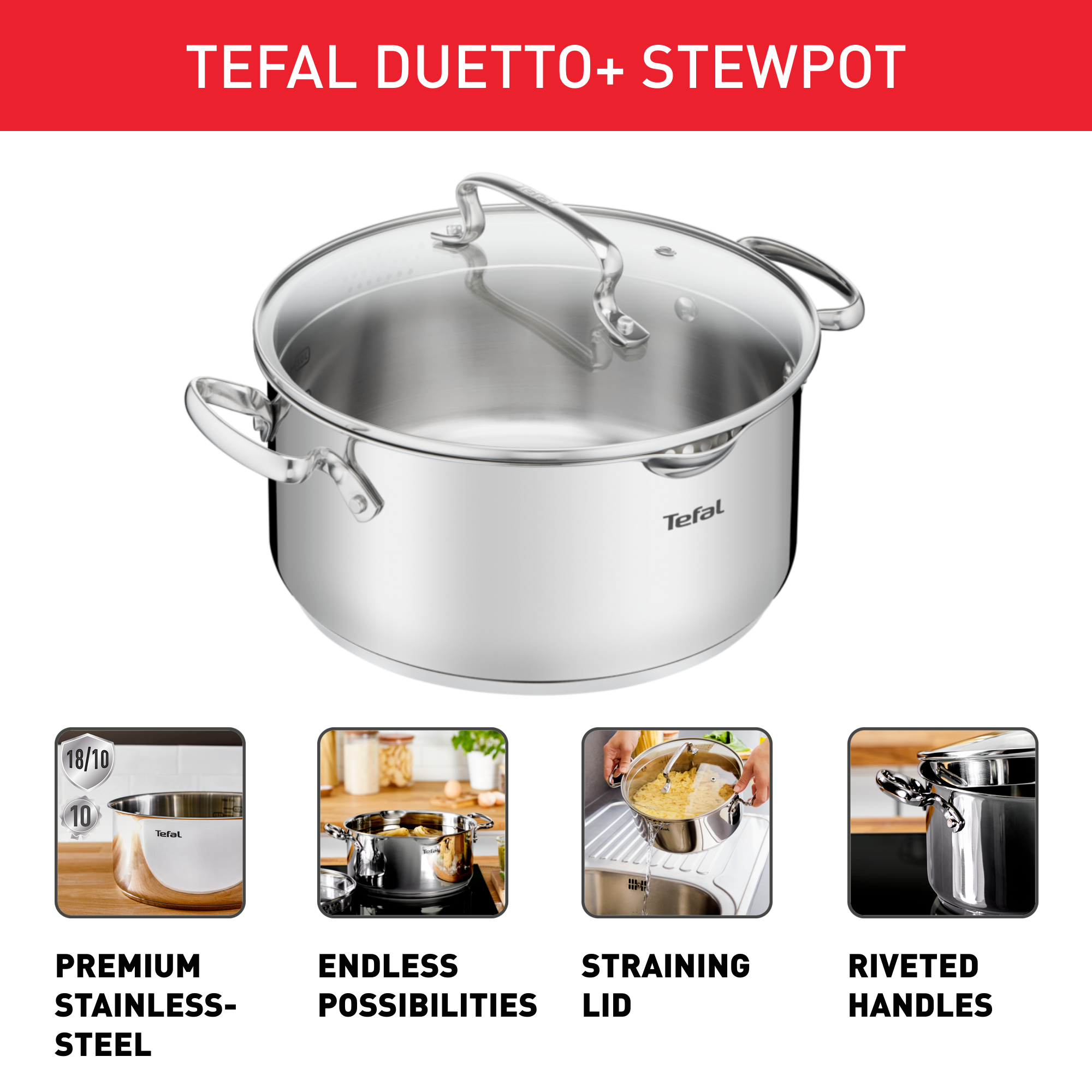 Lábasok Tefal Duetto+ 20 cm G7194456