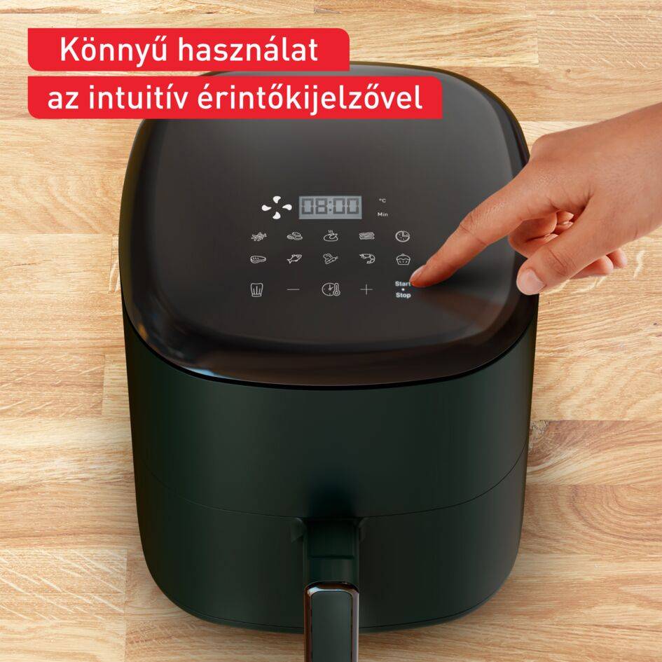 Forrólevegős fritőz Tefal Easy Fry Max EY245310 Sötétzöld/Fekete