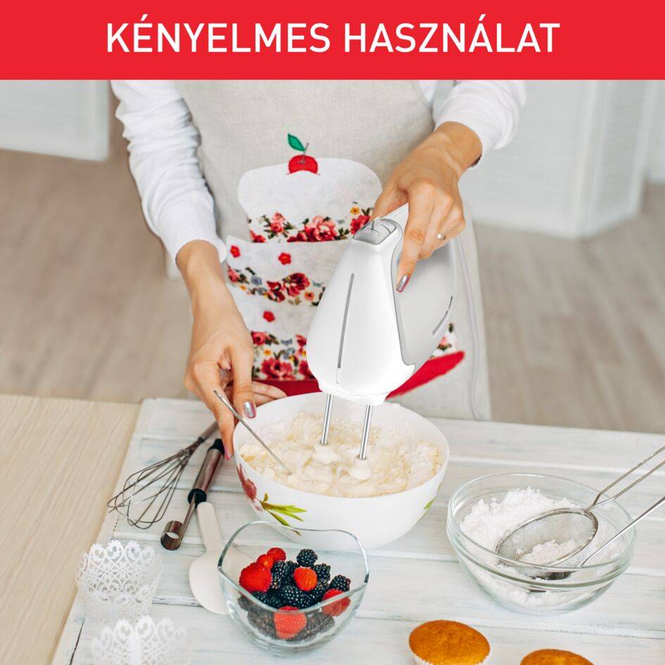 Kézi mixer Tefal Prep'Mix+ HT450B38 Világosszürke/Fehér